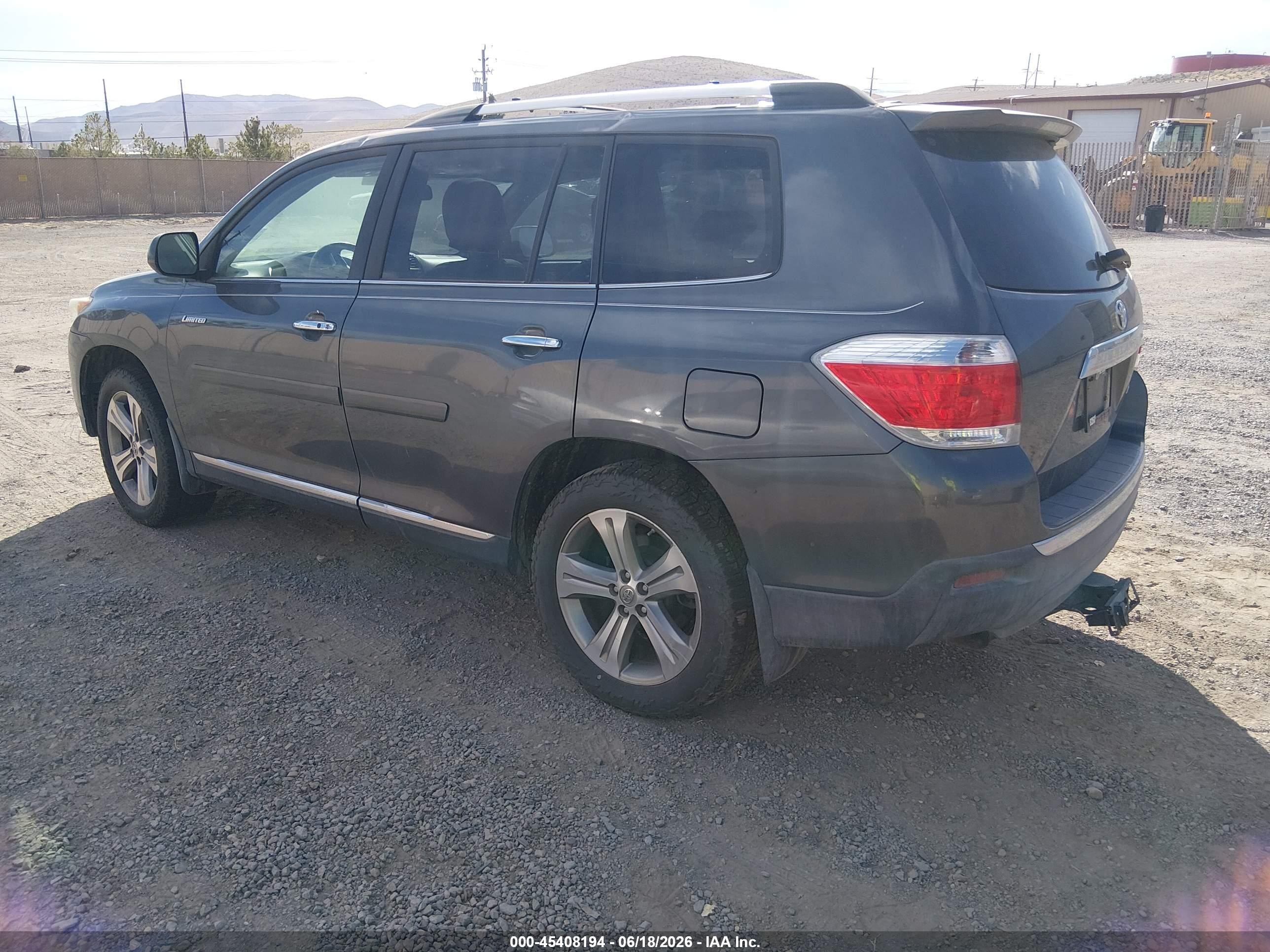 2011 Toyota Highlander Limited V6 Gray vin: 5TDDK3EH0BS065572