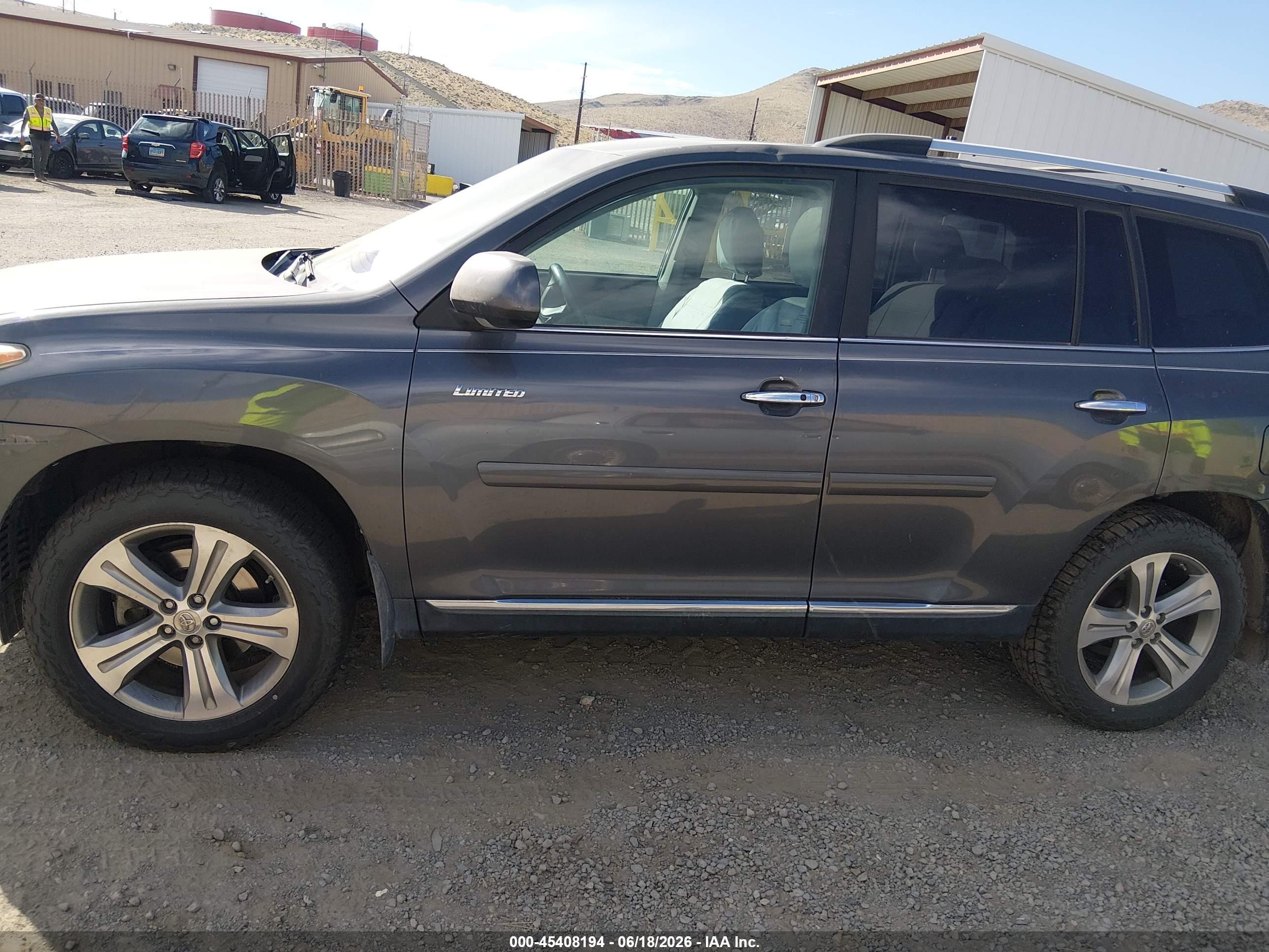 2011 Toyota Highlander Limited V6 Gray vin: 5TDDK3EH0BS065572