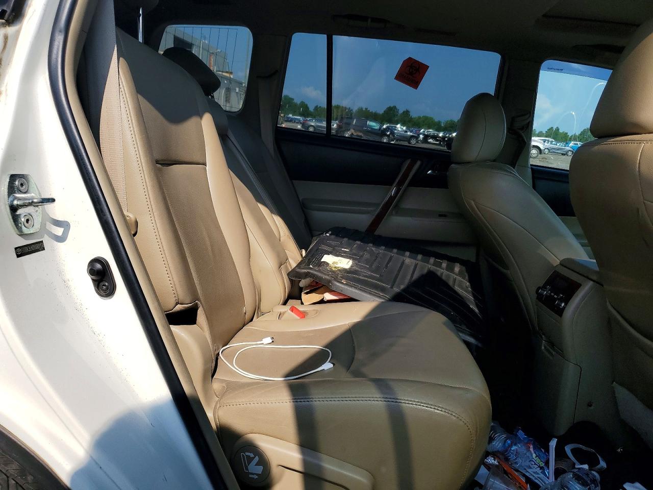 2011 Toyota Highlander Limited Белый vin: 5TDDK3EH0BS089158