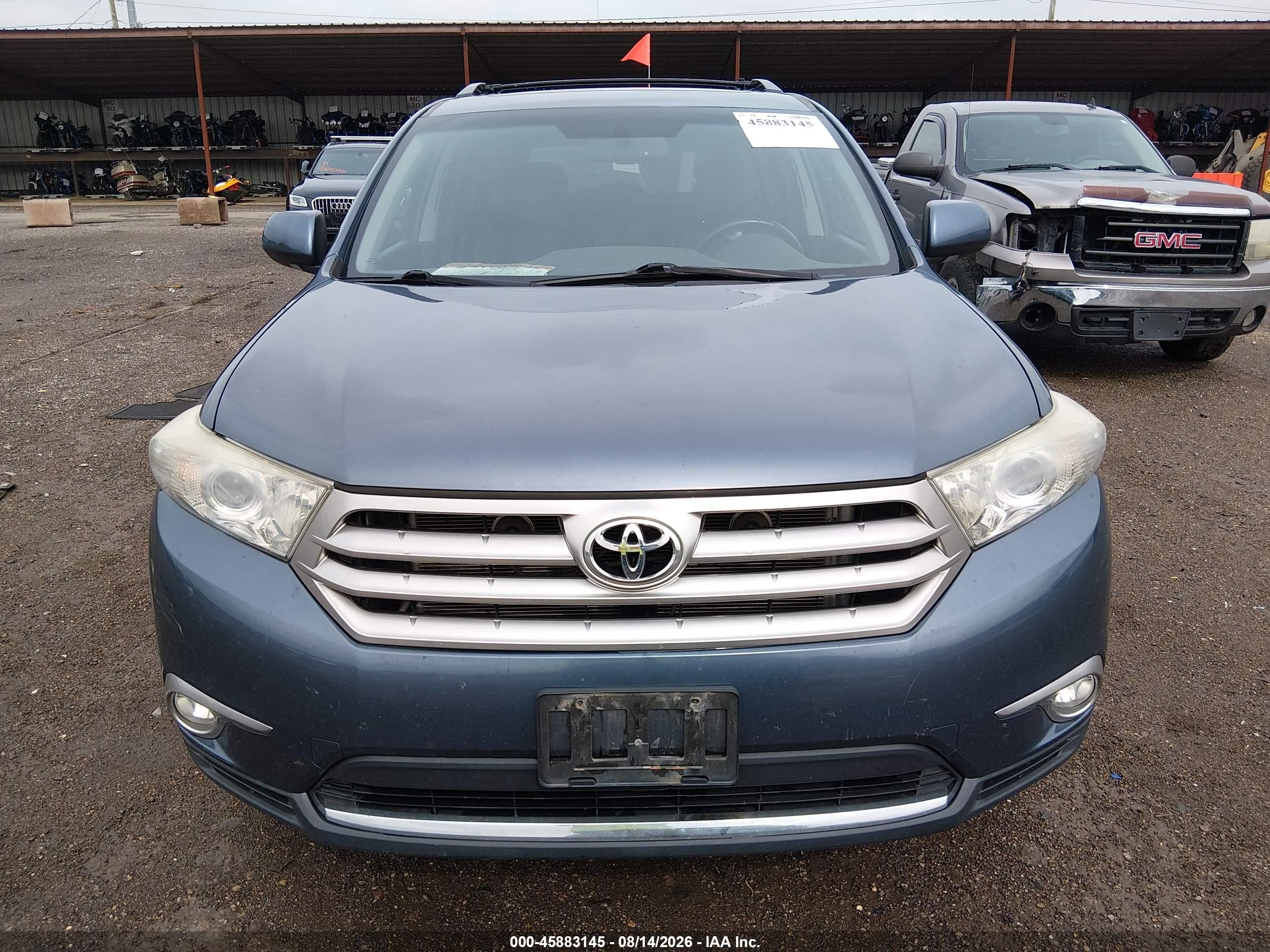2011 Toyota Highlander Limited V6 Blue vin: 5TDDK3EH0BS090438