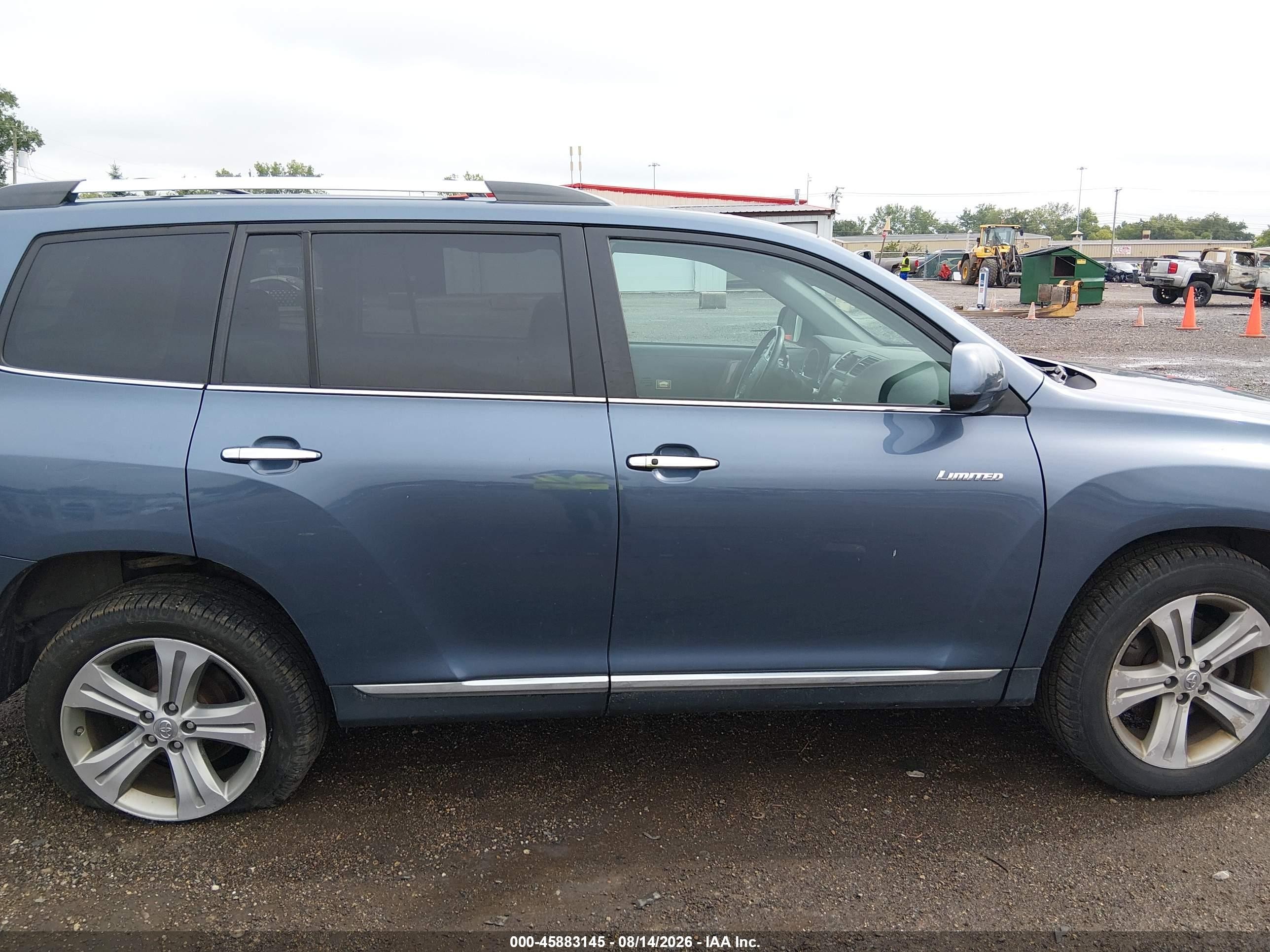2011 Toyota Highlander Limited V6 Blue vin: 5TDDK3EH0BS090438