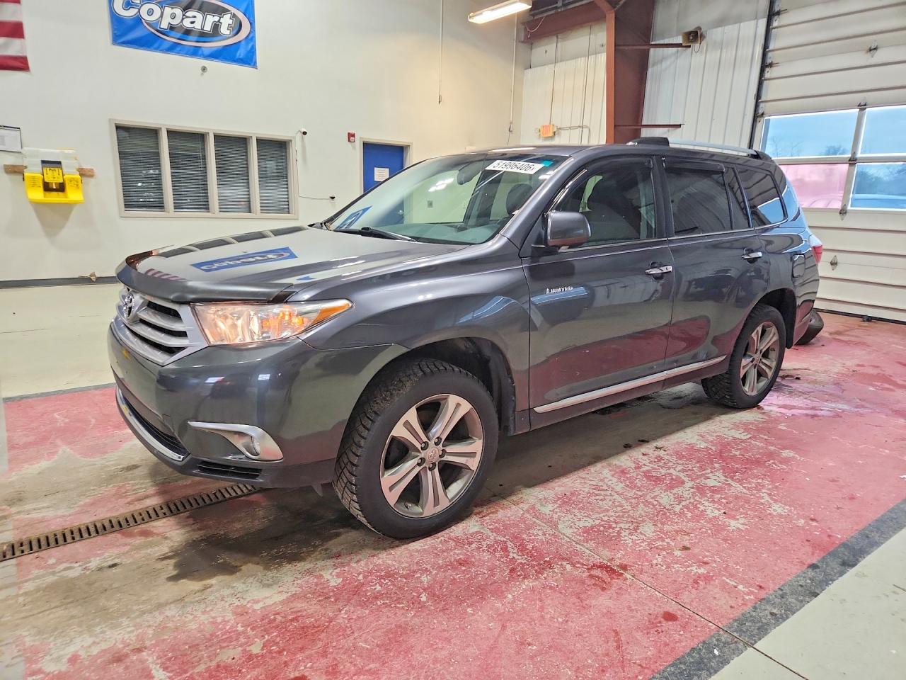 2011 Toyota Highlander Limited Charcoal vin: 5TDDK3EH0BS091833