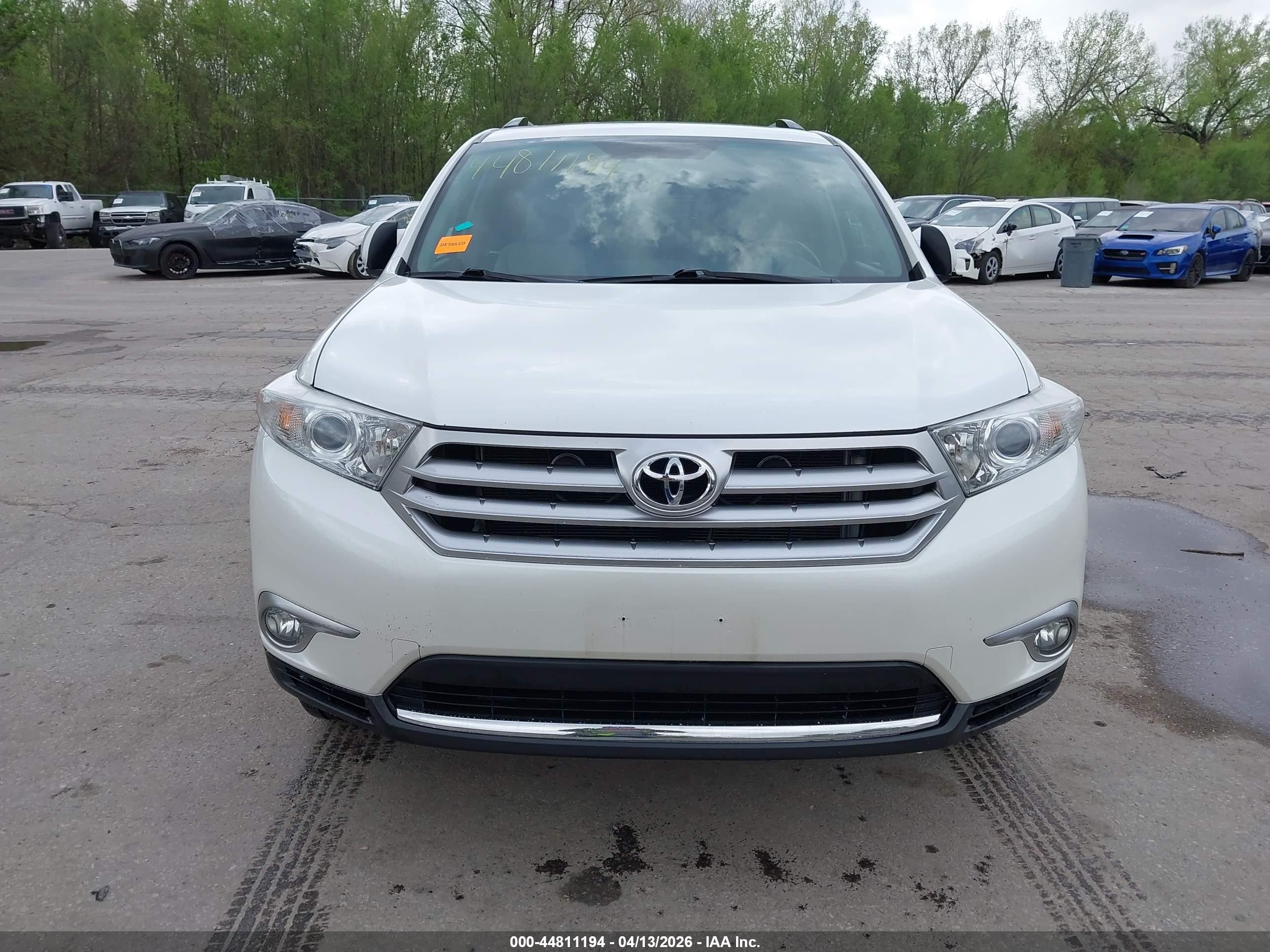 2012 Toyota Highlander Limited V6 Белый vin: 5TDDK3EH0CS117770