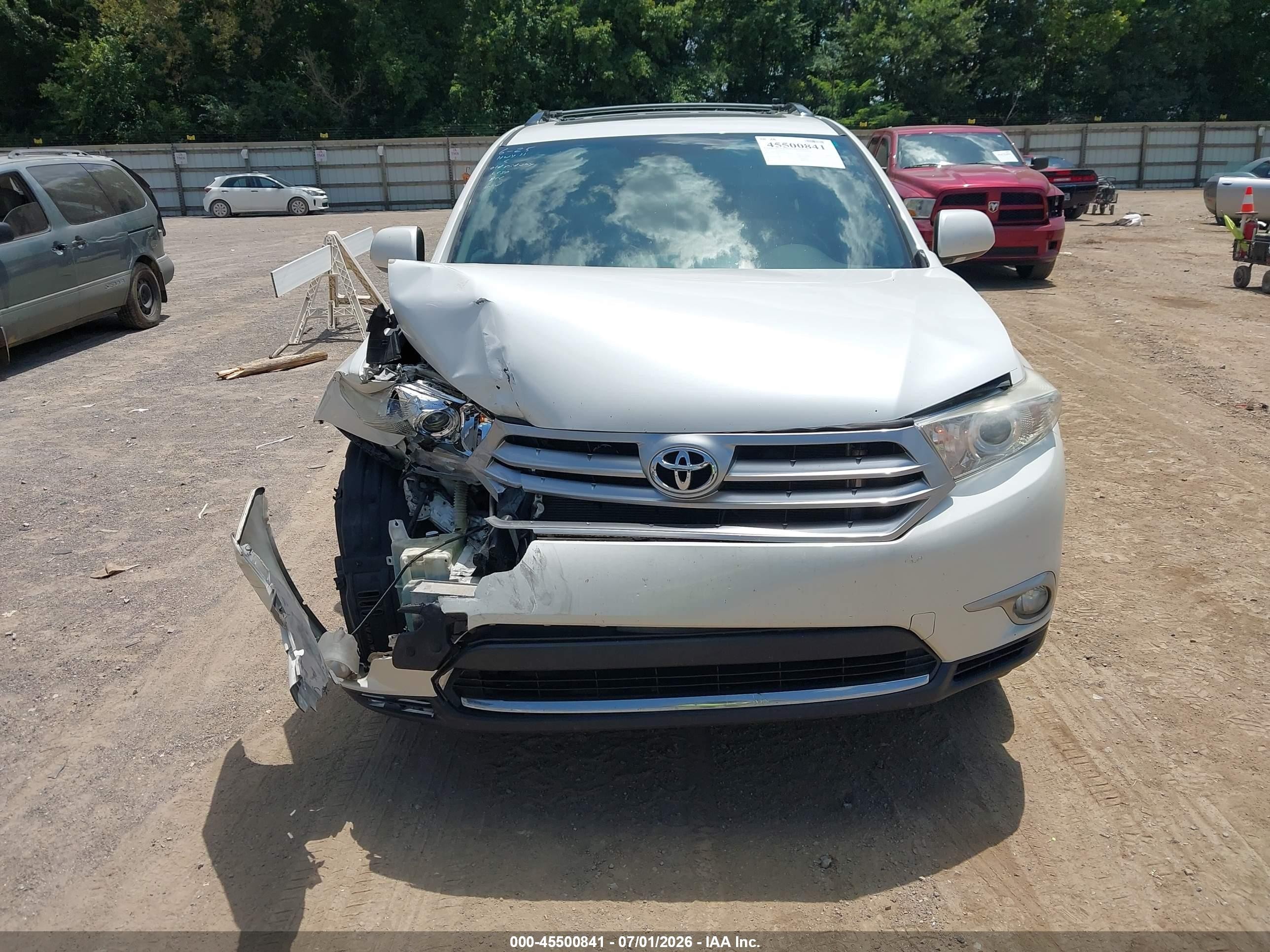 2012 Toyota Highlander Limited V6 White vin: 5TDDK3EH0CS137047