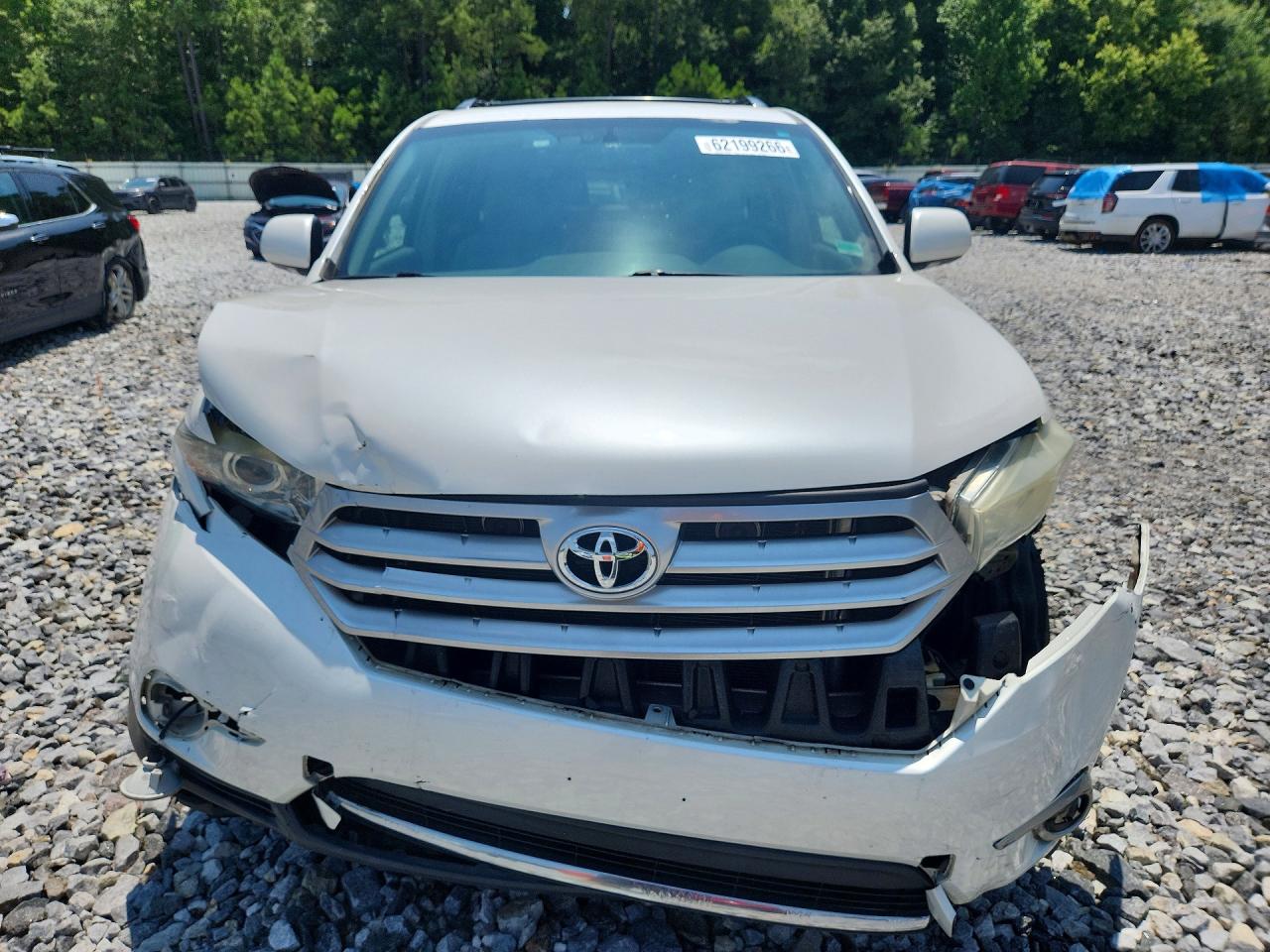 2012 Toyota Highlander Limited White vin: 5TDDK3EH0CS169934
