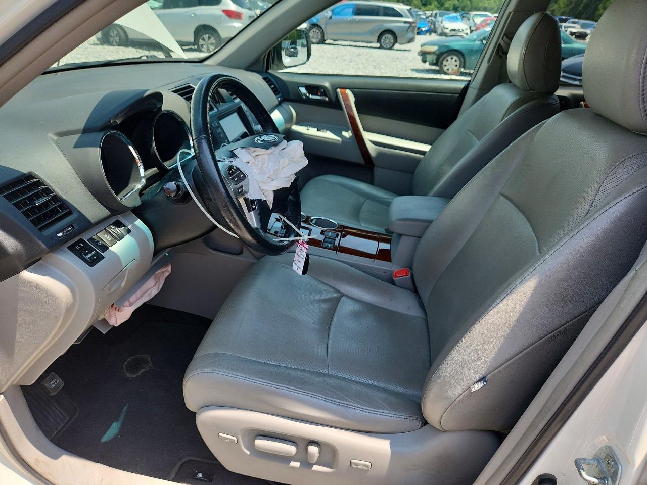 2012 Toyota Highlander Limited White vin: 5TDDK3EH0CS169934
