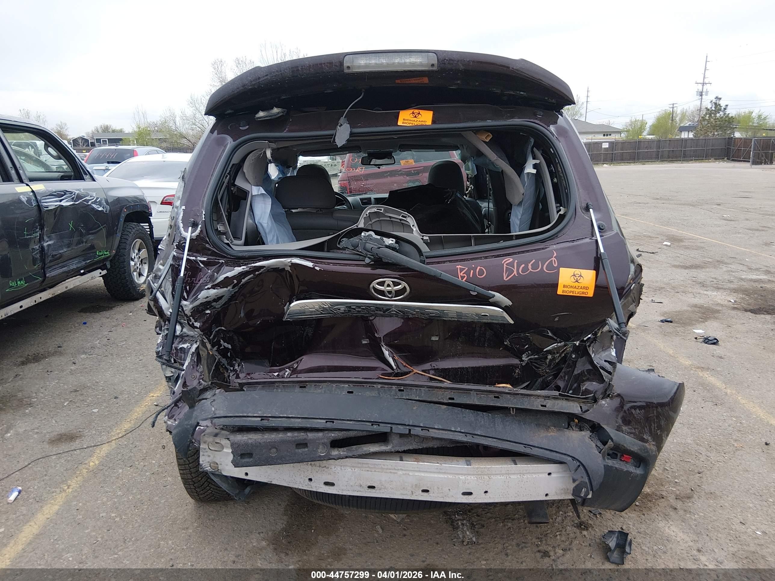 2012 Toyota Highlander Limited V6 Burgundy vin: 5TDDK3EH0CS175037