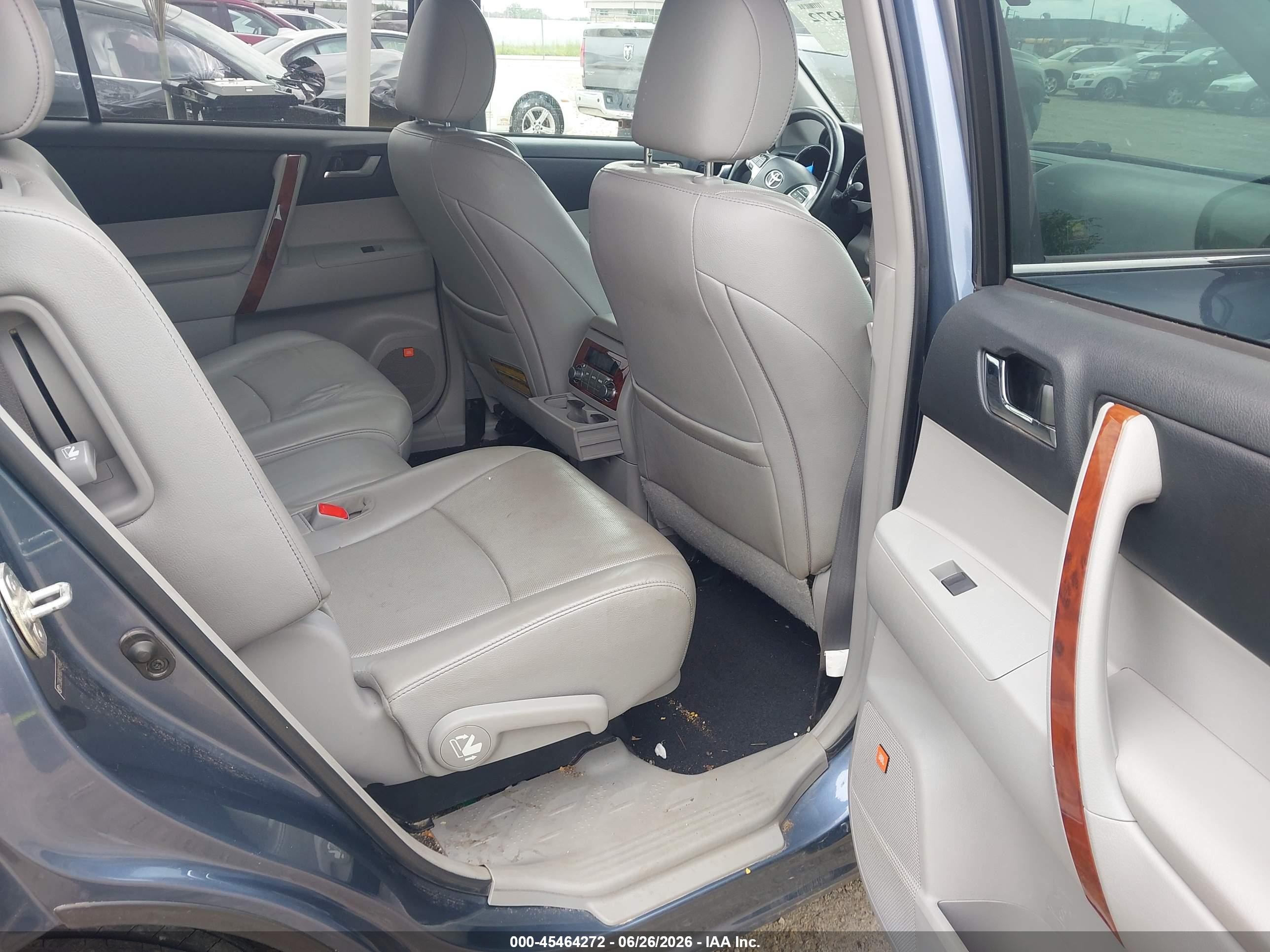 2013 Toyota Highlander Limited V6 Blue vin: 5TDDK3EH0DS191689