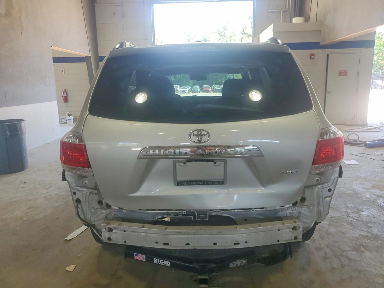 2013 Toyota Highlander Limited Silver vin: 5TDDK3EH0DS219295