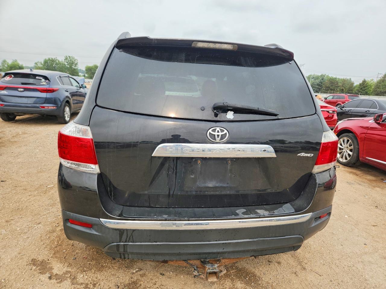 2013 Toyota Highlander Limited Черный vin: 5TDDK3EH0DS219765