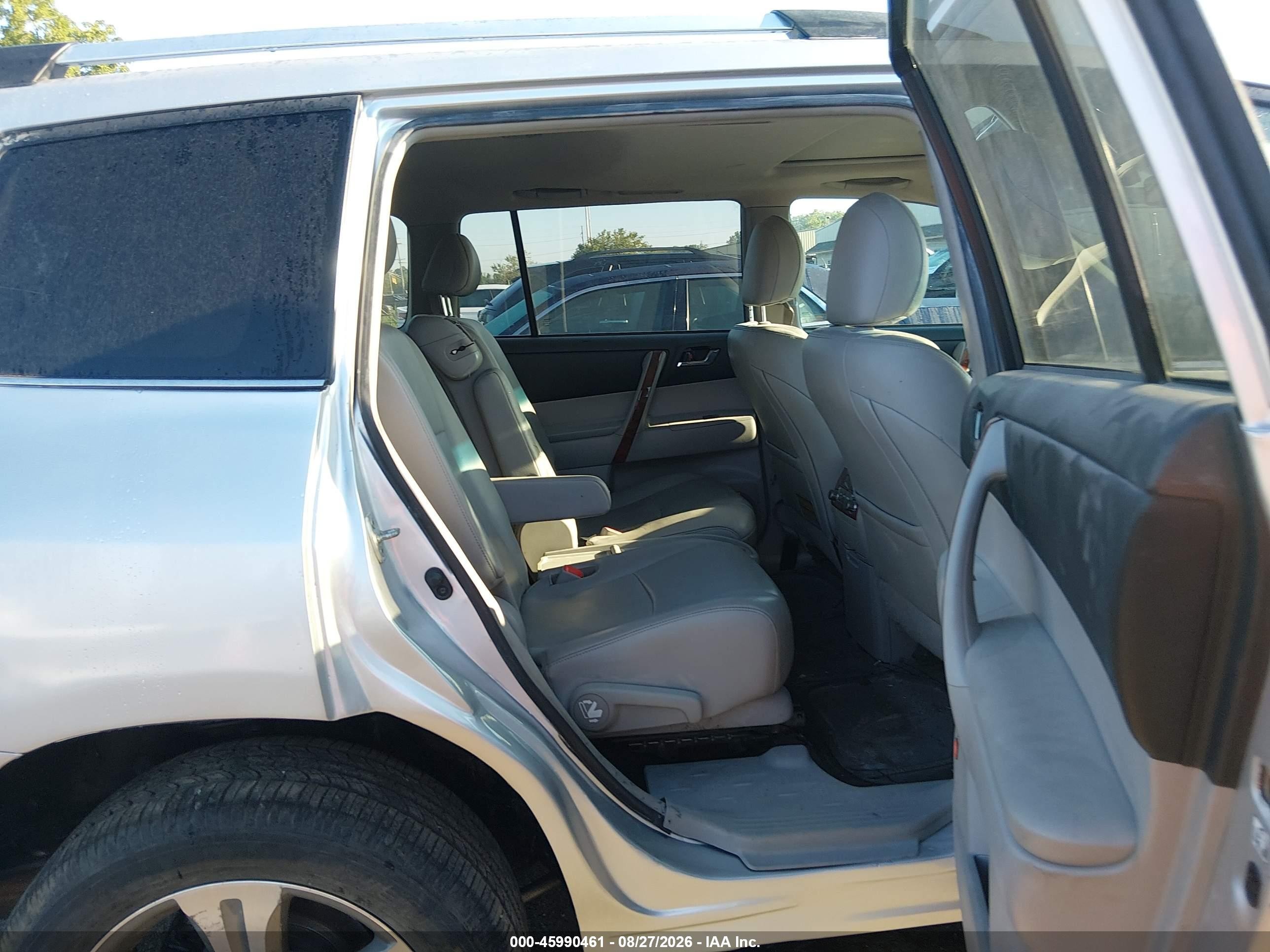 2013 Toyota Highlander Limited V6 Серебряный vin: 5TDDK3EH0DS224237