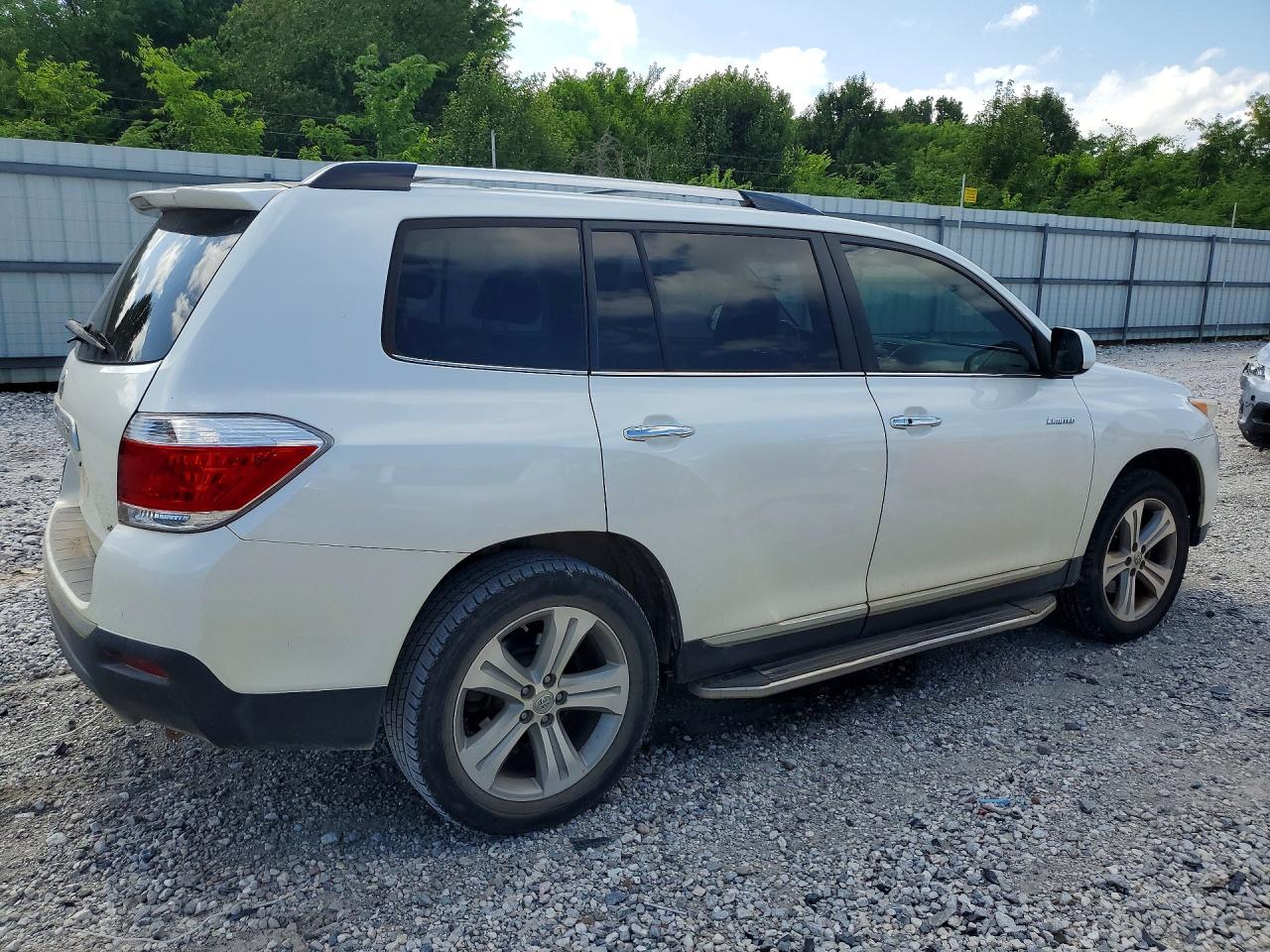 2013 Toyota Highlander Limited White vin: 5TDDK3EH0DS268089