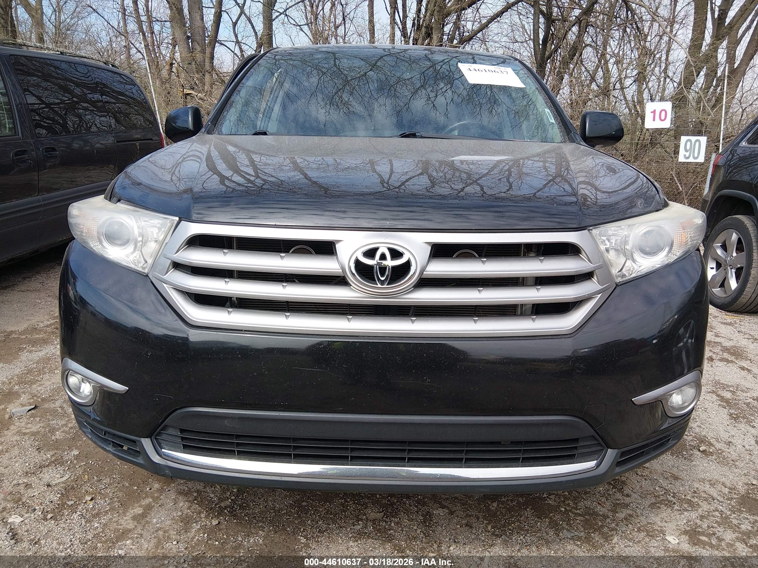 2013 Toyota Highlander Limited V6 Black vin: 5TDDK3EH0DS270120