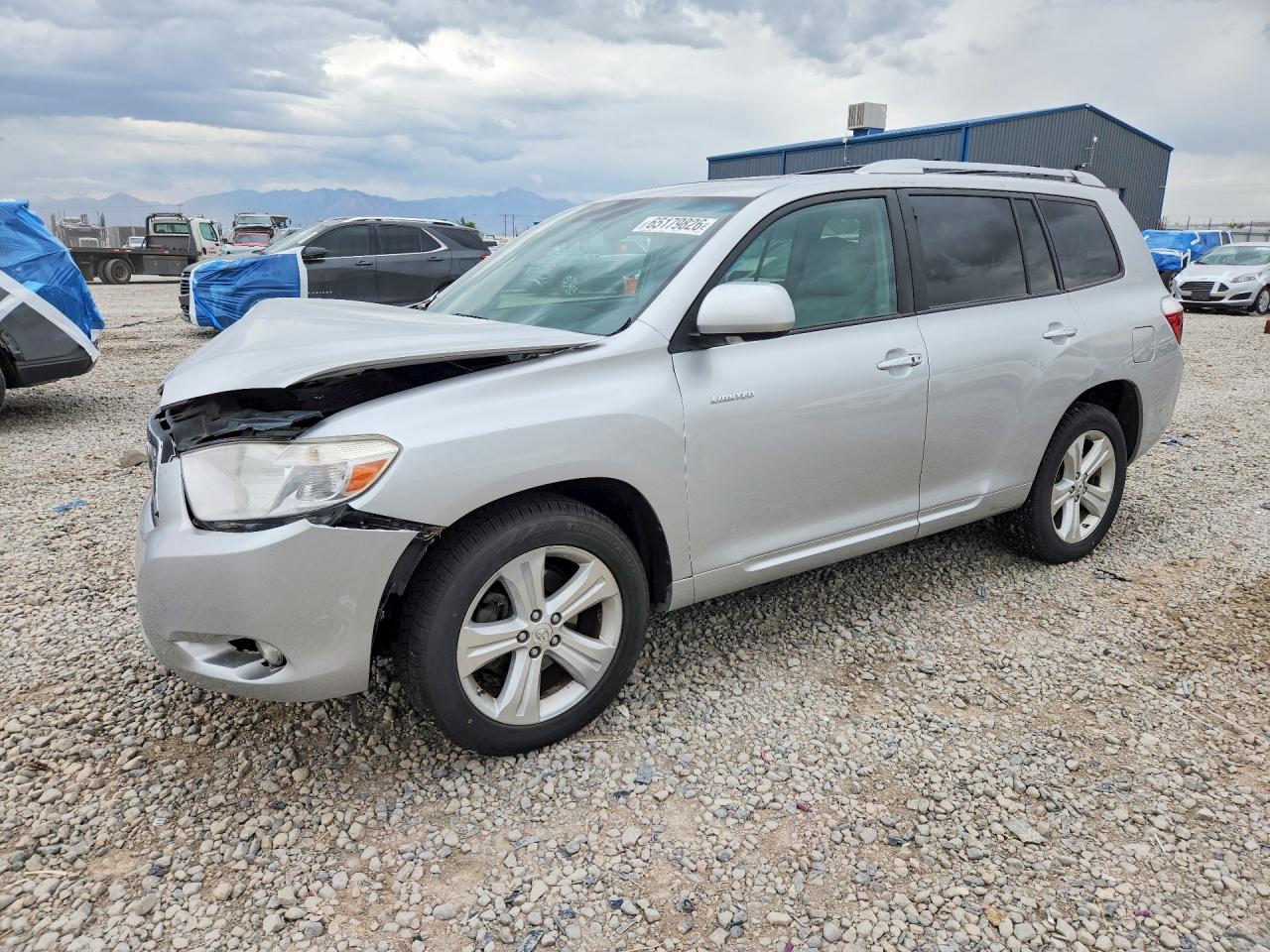 2010 Toyota Highlander Limited Silver vin: 5TDDK3EH1AS001670