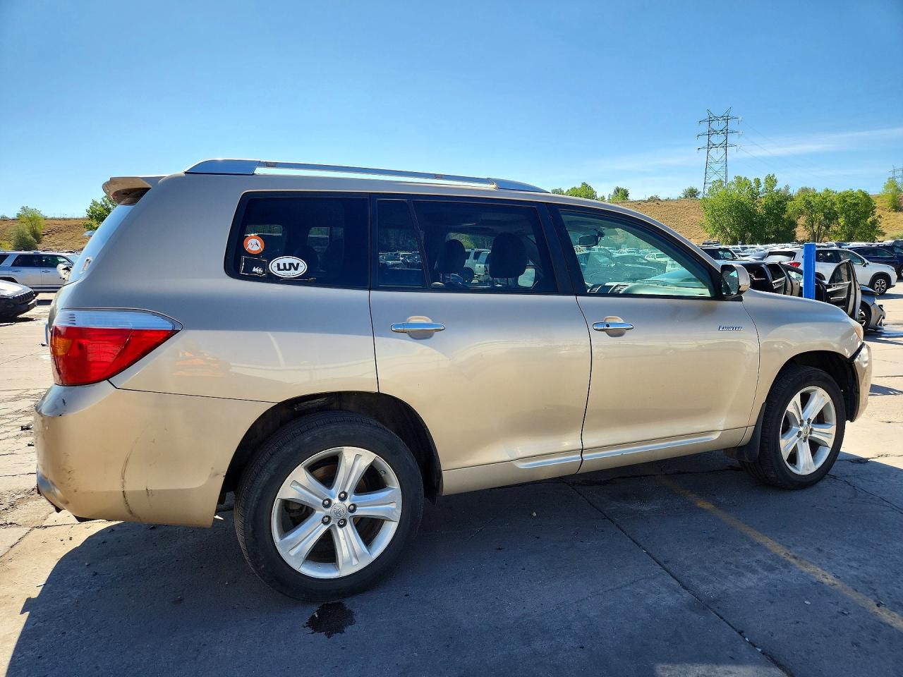 2010 Toyota Highlander Limited Gold vin: 5TDDK3EH1AS007209