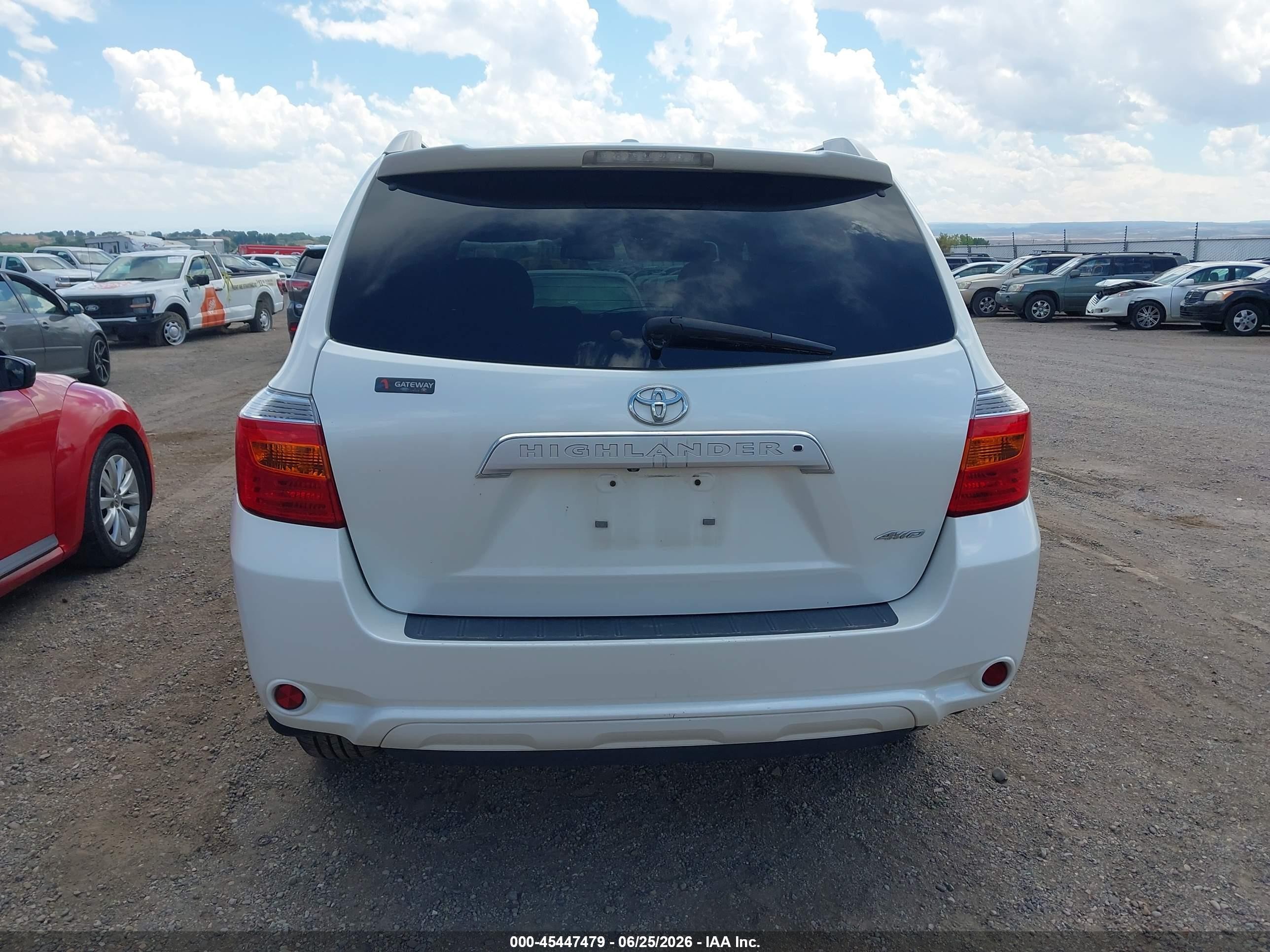 2010 Toyota Highlander Limited V6 Белый vin: 5TDDK3EH1AS029579