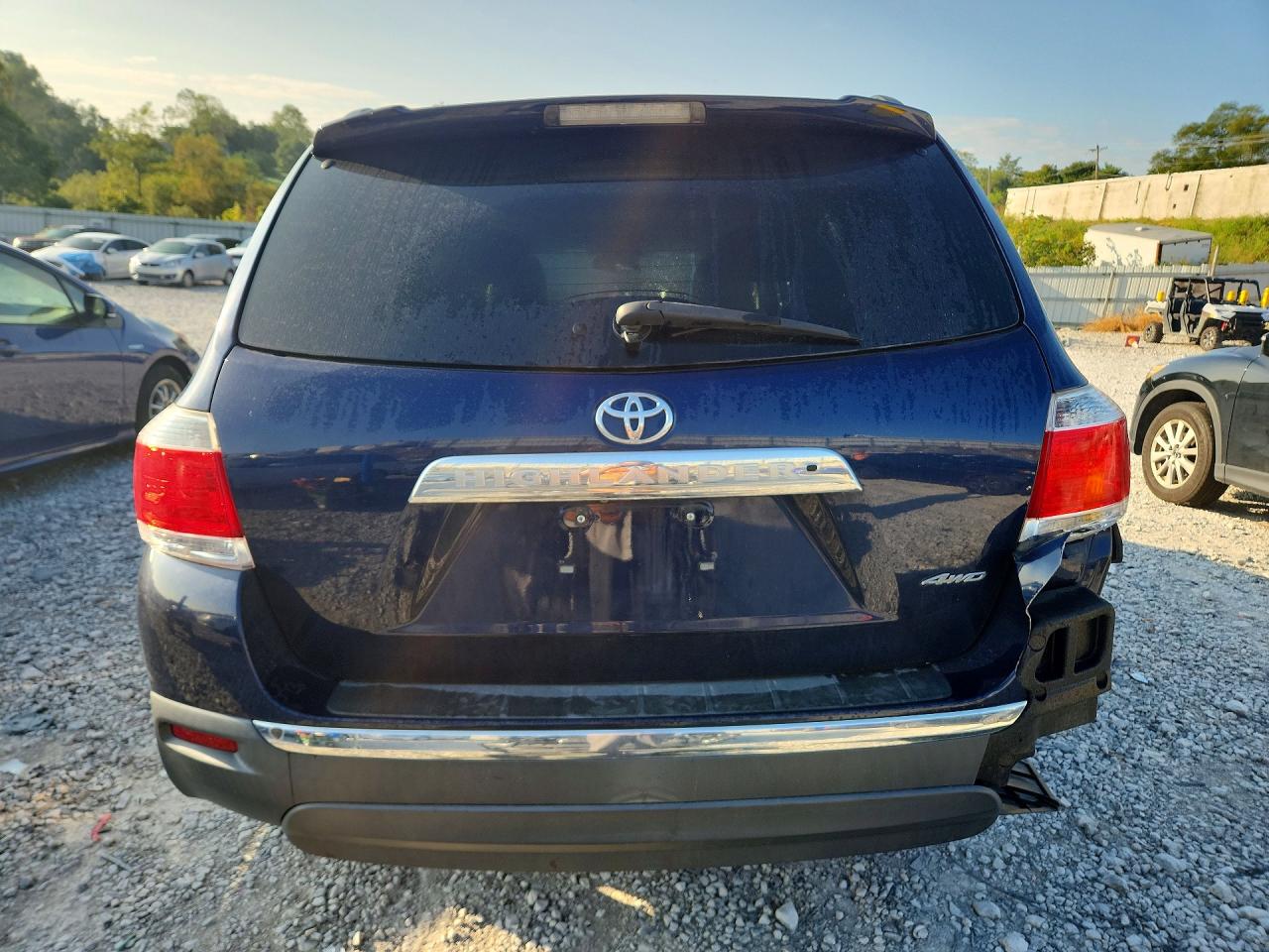 2011 Toyota Highlander Limited Blue vin: 5TDDK3EH1BS071090