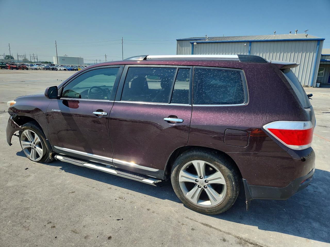 2012 Toyota Highlander Limited Burgundy vin: 5TDDK3EH1CS095634