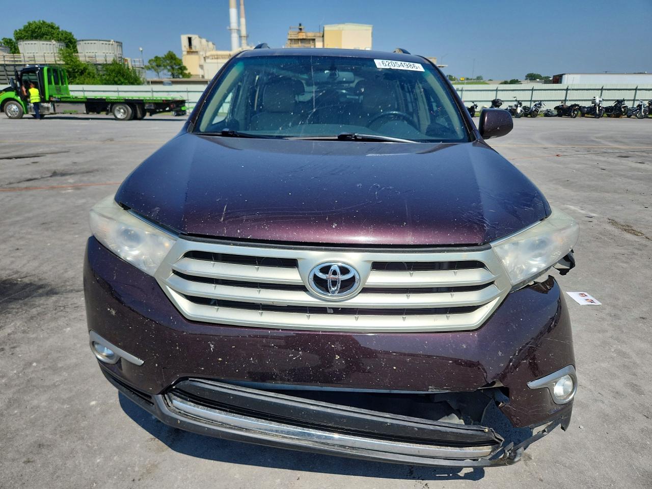 2012 Toyota Highlander Limited Burgundy vin: 5TDDK3EH1CS095634