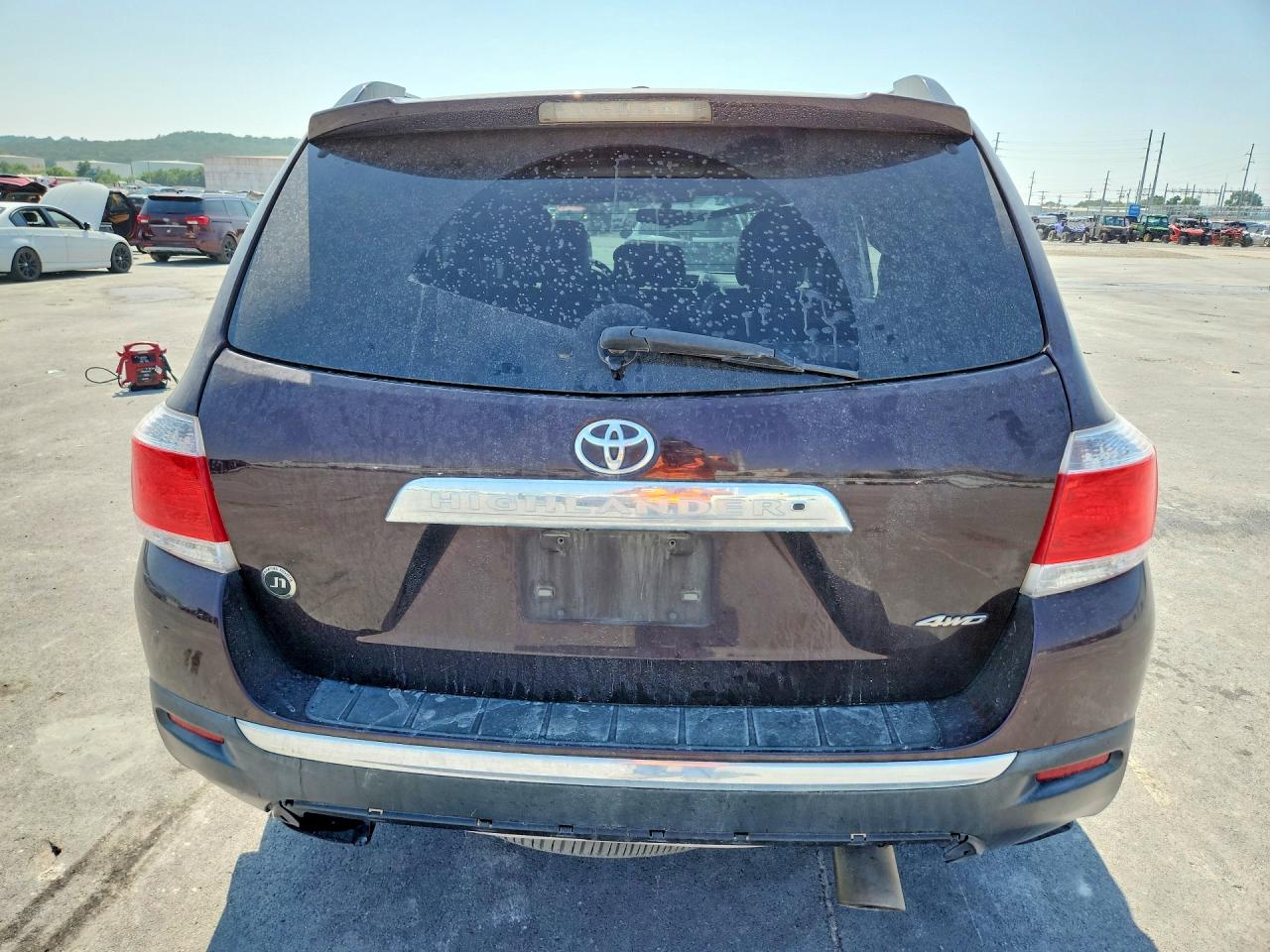 2012 Toyota Highlander Limited Burgundy vin: 5TDDK3EH1CS095634