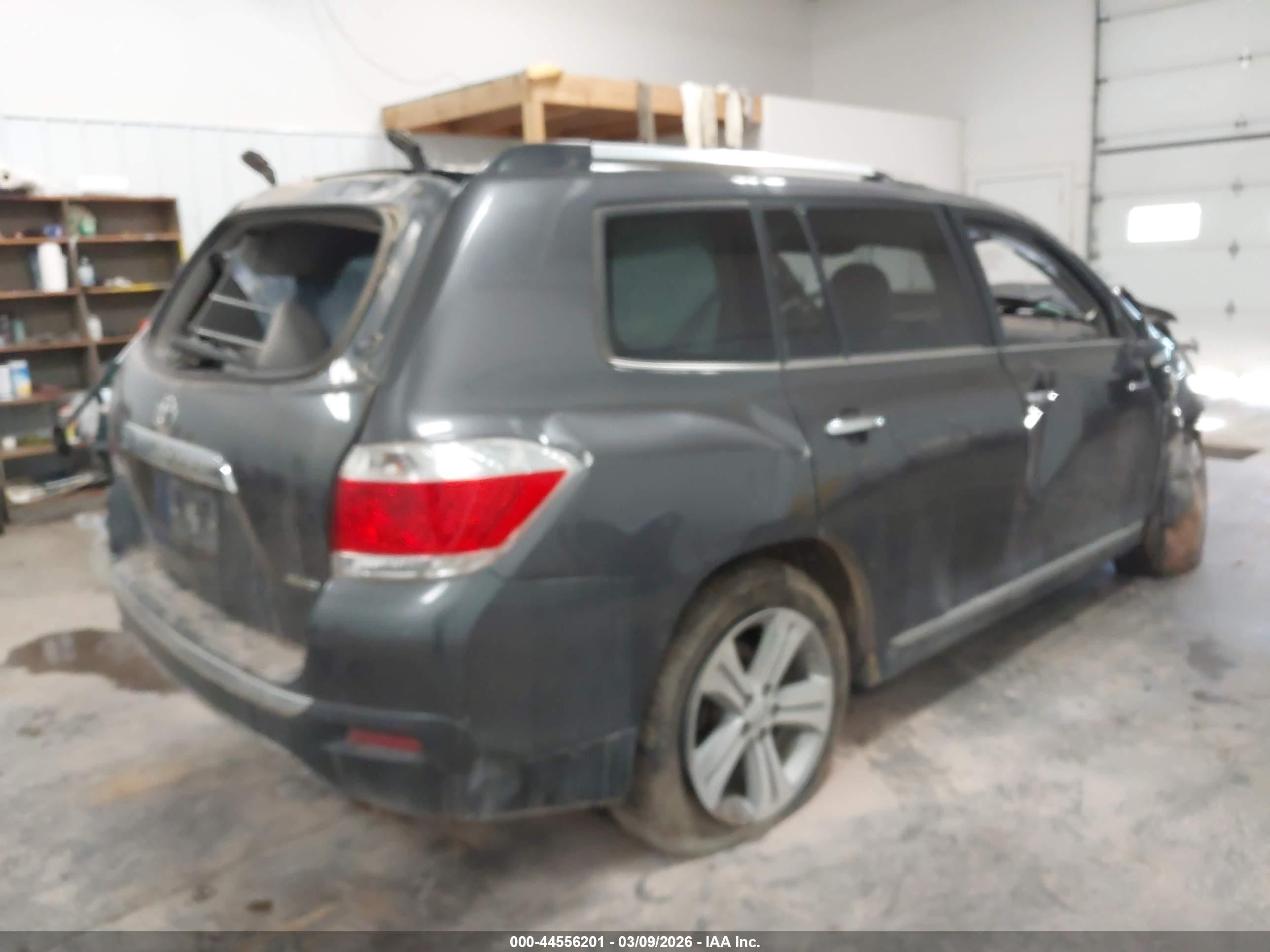 2012 Toyota Highlander Limited V6 Gray vin: 5TDDK3EH1CS111427