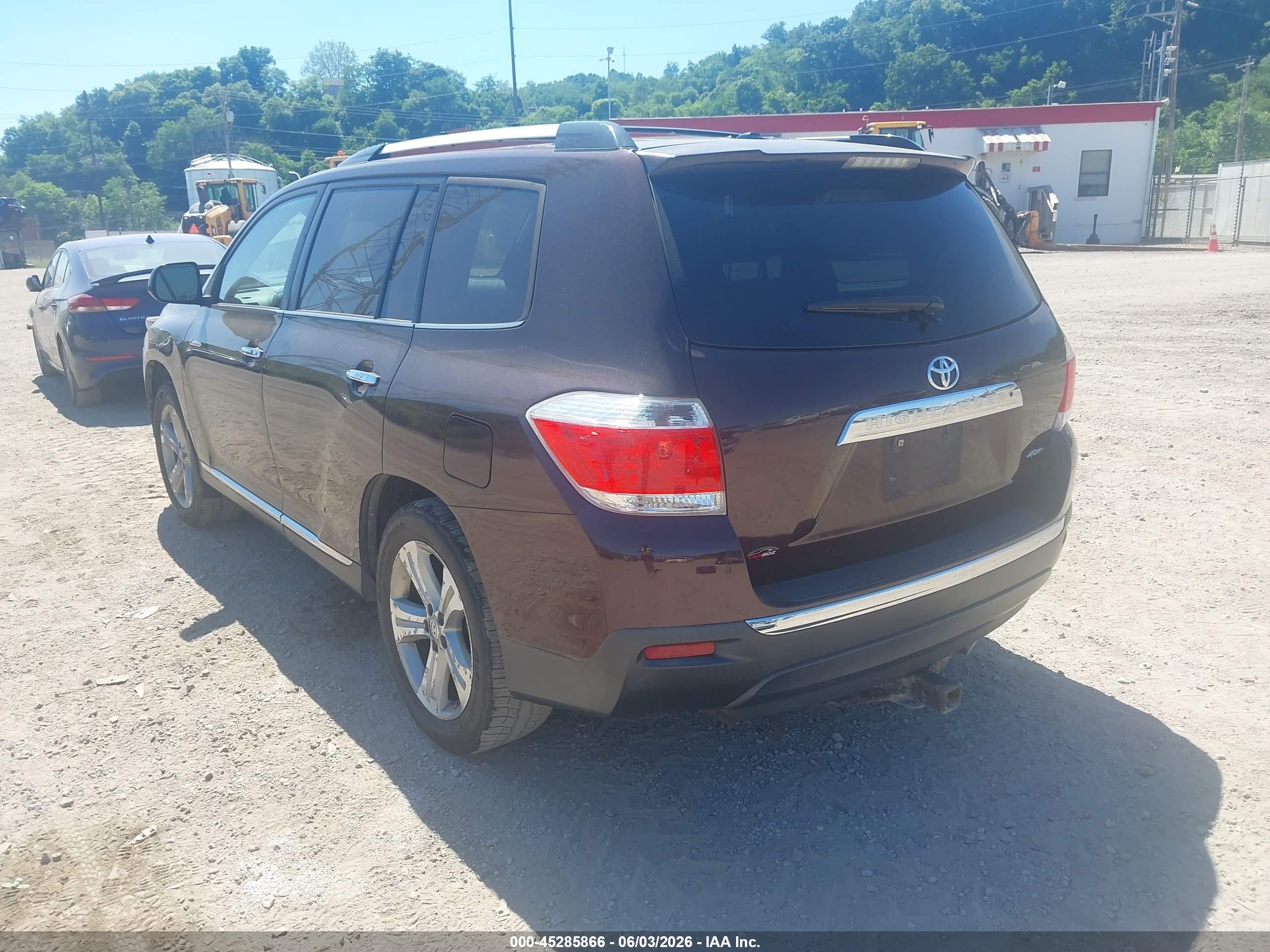 2012 Toyota Highlander Limited V6 Champagne vin: 5TDDK3EH1CS111749