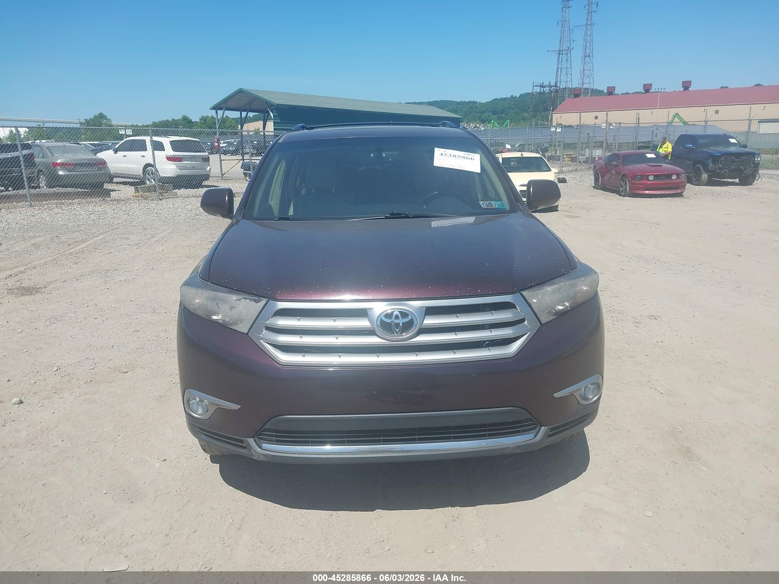 2012 Toyota Highlander Limited V6 Champagne vin: 5TDDK3EH1CS111749