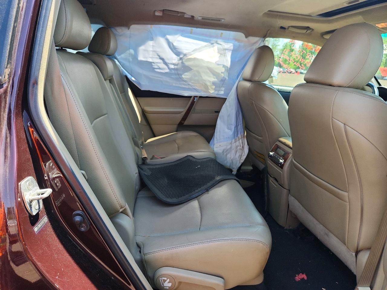 2012 Toyota Highlander Limited Burgundy vin: 5TDDK3EH1CS116790