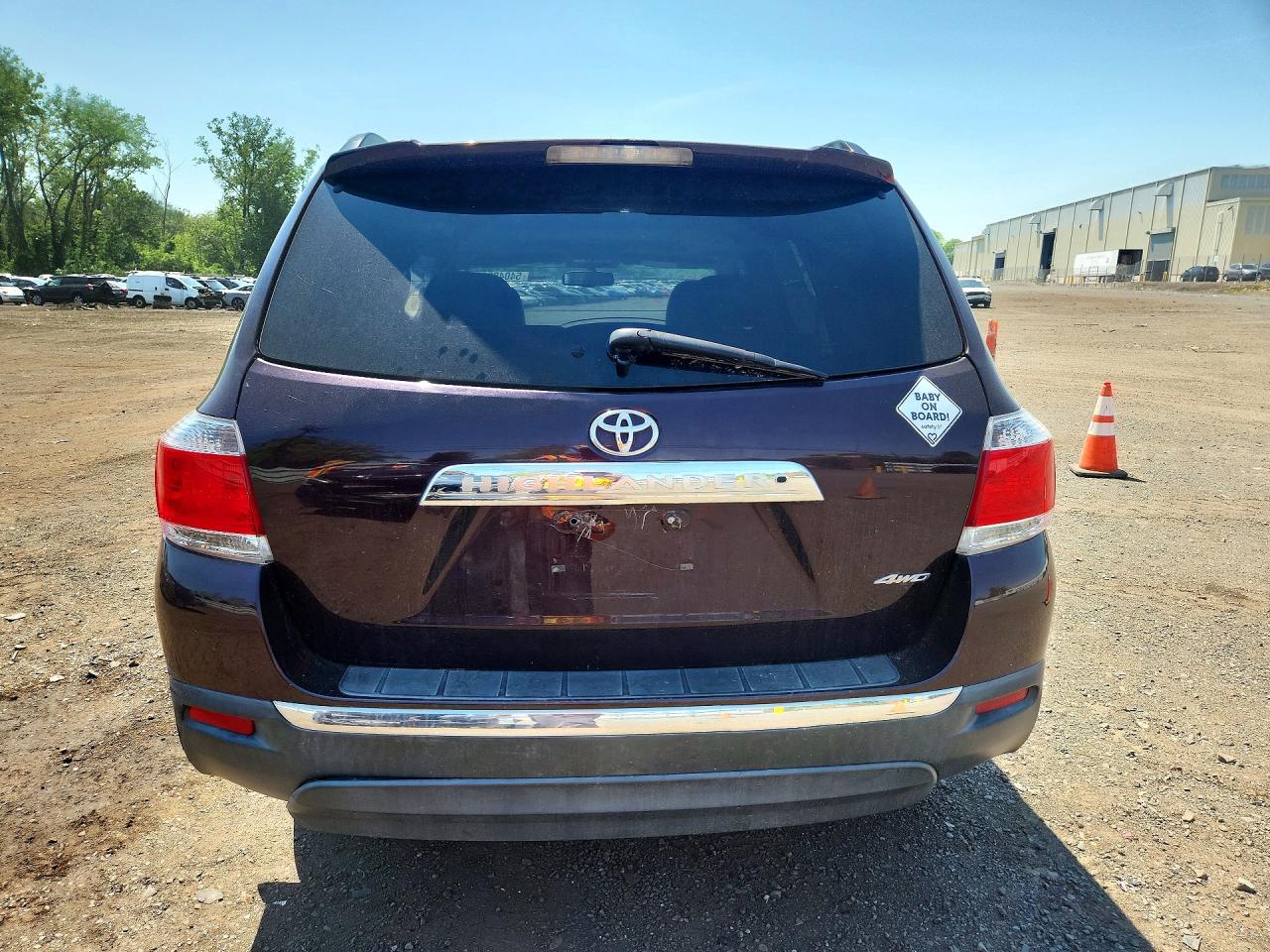 2012 Toyota Highlander Limited Burgundy vin: 5TDDK3EH1CS116790