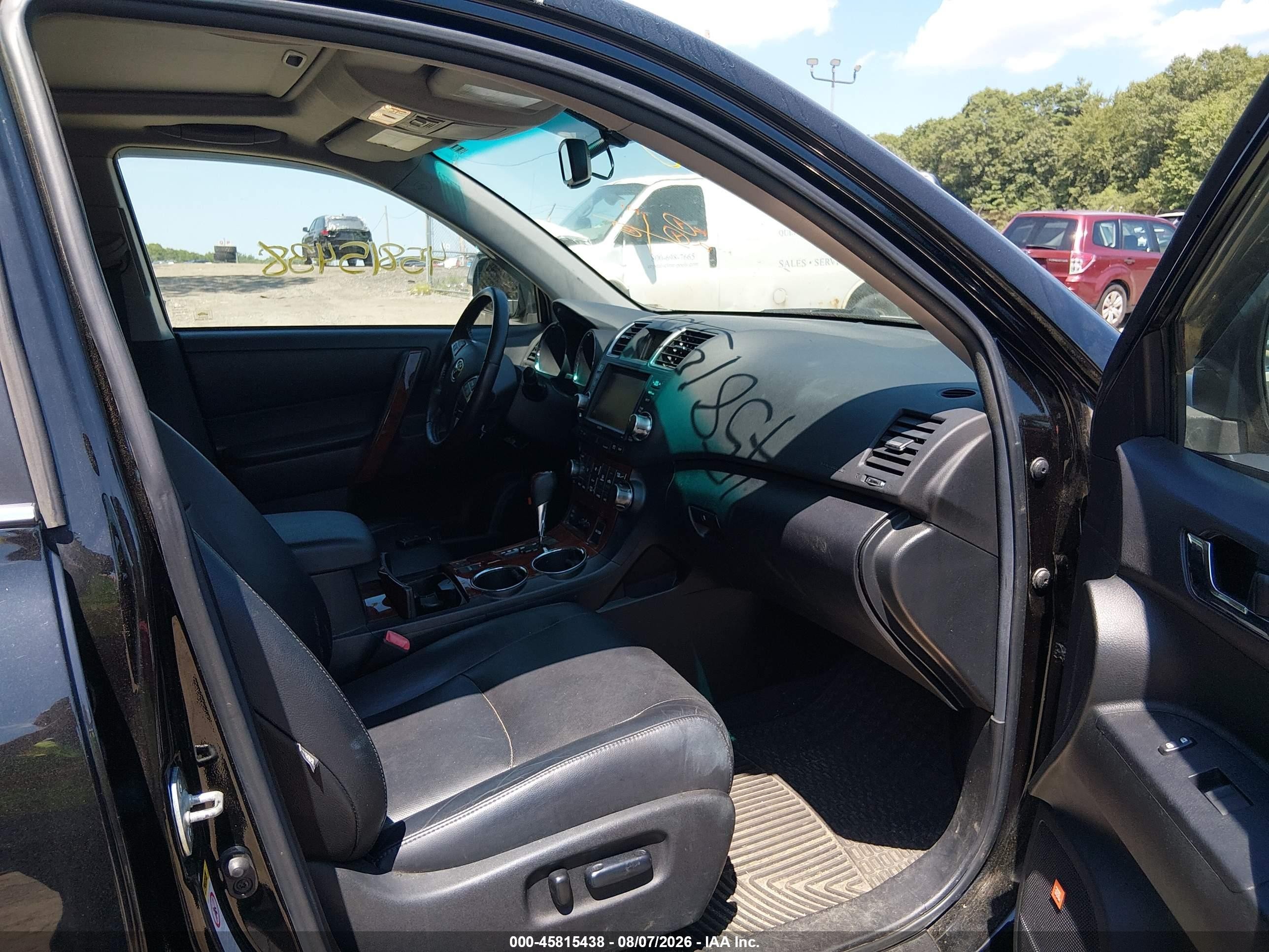 2012 Toyota Highlander Limited V6 Black vin: 5TDDK3EH1CS121777