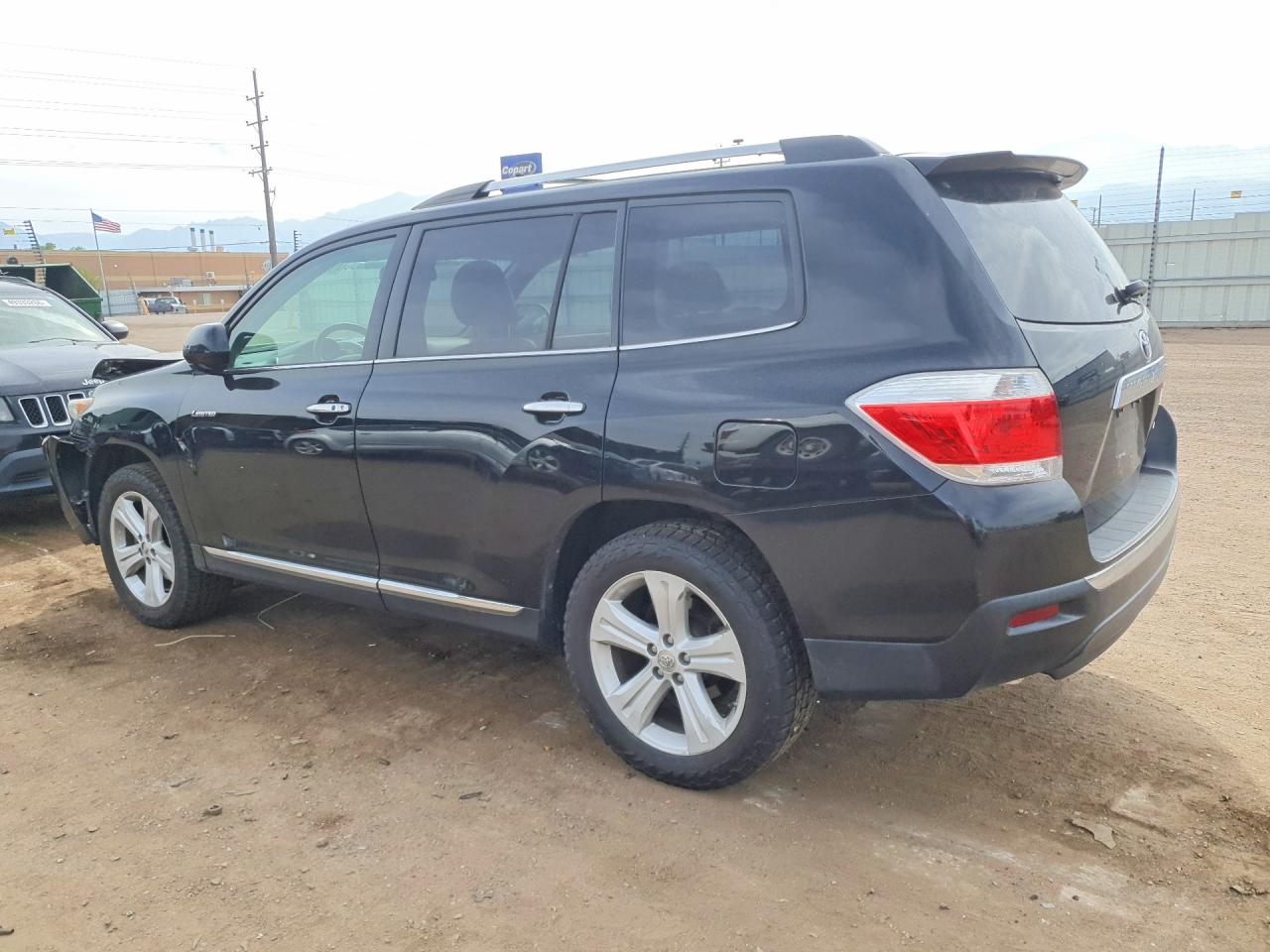 2012 Toyota Highlander Limited Black vin: 5TDDK3EH1CS123822