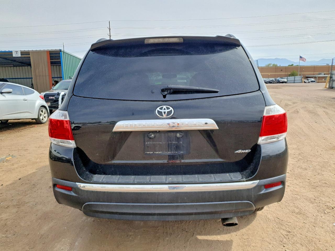2012 Toyota Highlander Limited Black vin: 5TDDK3EH1CS123822