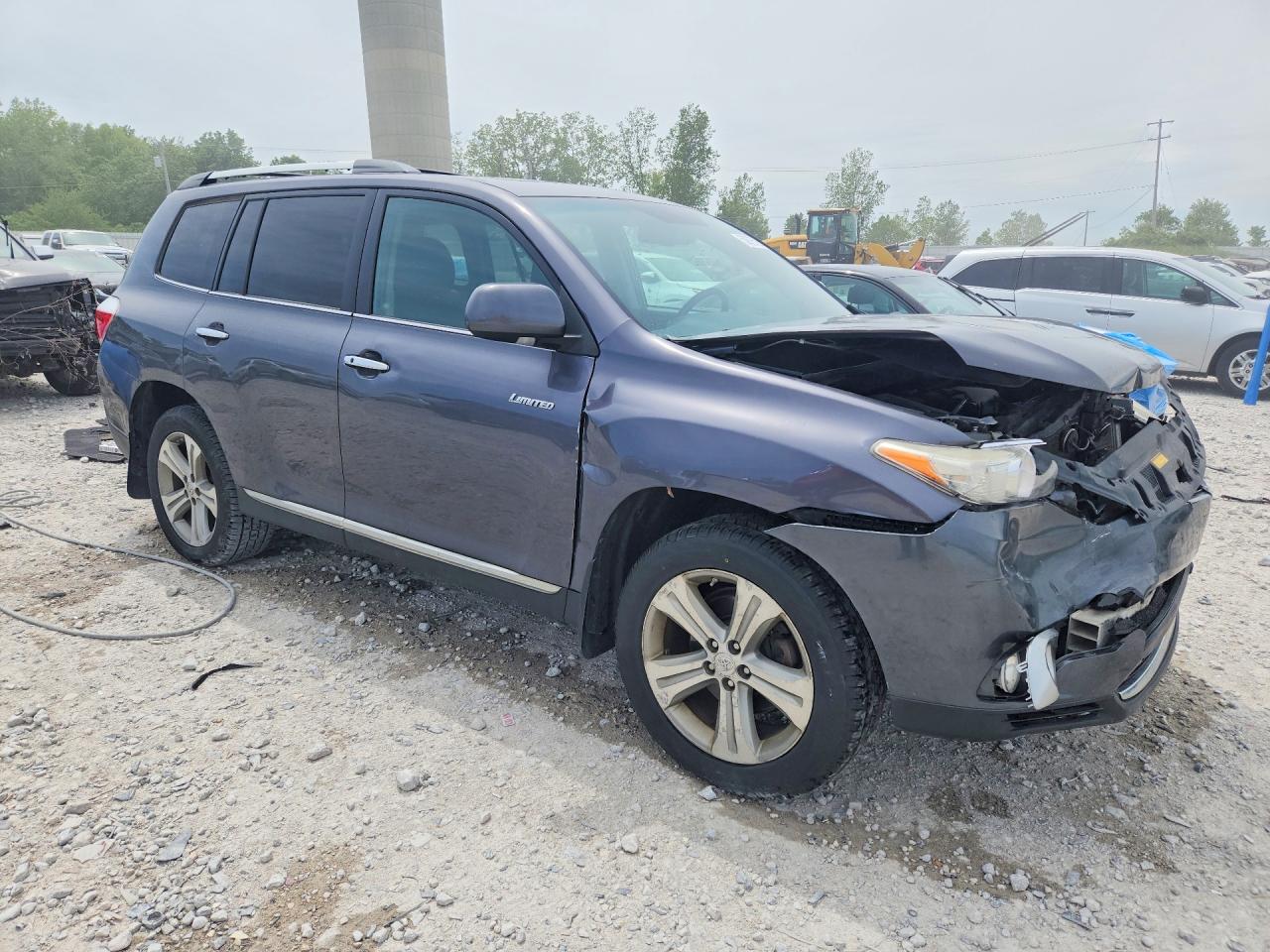 2012 Toyota Highlander Limited Gray vin: 5TDDK3EH1CS131743