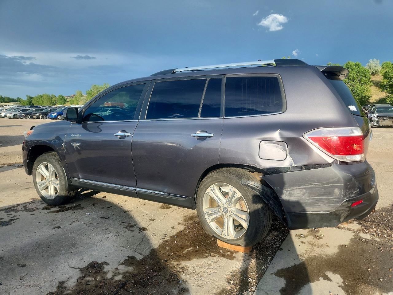 2012 Toyota Highlander Limited Черный vin: 5TDDK3EH1CS133041