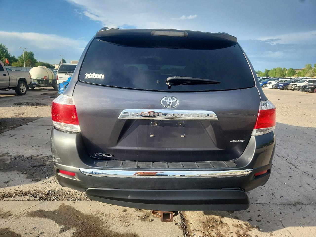 2012 Toyota Highlander Limited Черный vin: 5TDDK3EH1CS133041