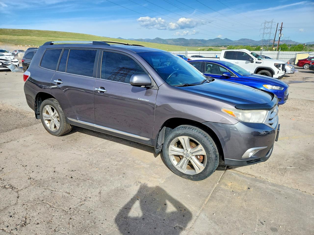 2012 Toyota Highlander Limited Черный vin: 5TDDK3EH1CS133041