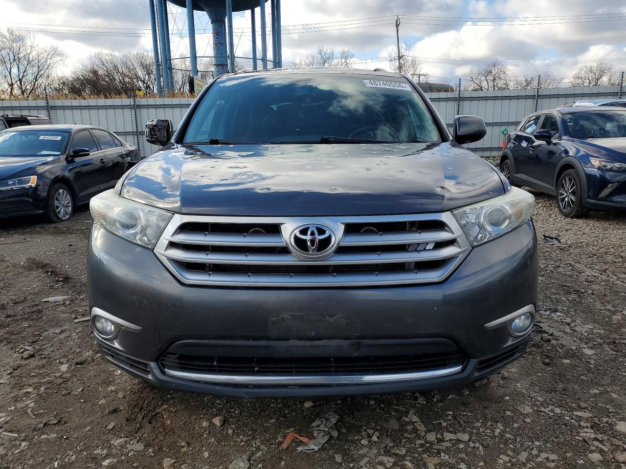 2013 Toyota Highlander Limited Серый vin: 5TDDK3EH1DS210010