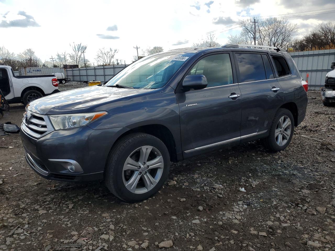 2013 Toyota Highlander Limited Gray vin: 5TDDK3EH1DS210010