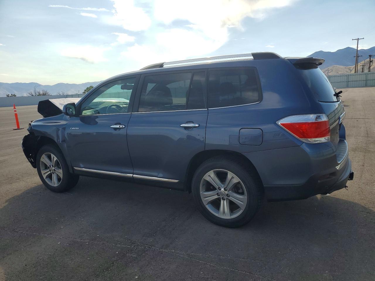 2013 Toyota Highlander Limited Blue vin: 5TDDK3EH1DS246246
