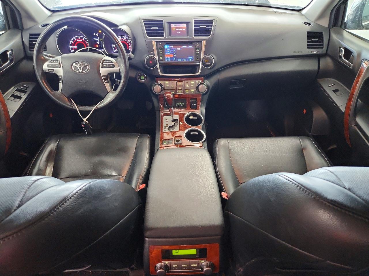 2013 Toyota Highlander Limited Черный vin: 5TDDK3EH1DS258574