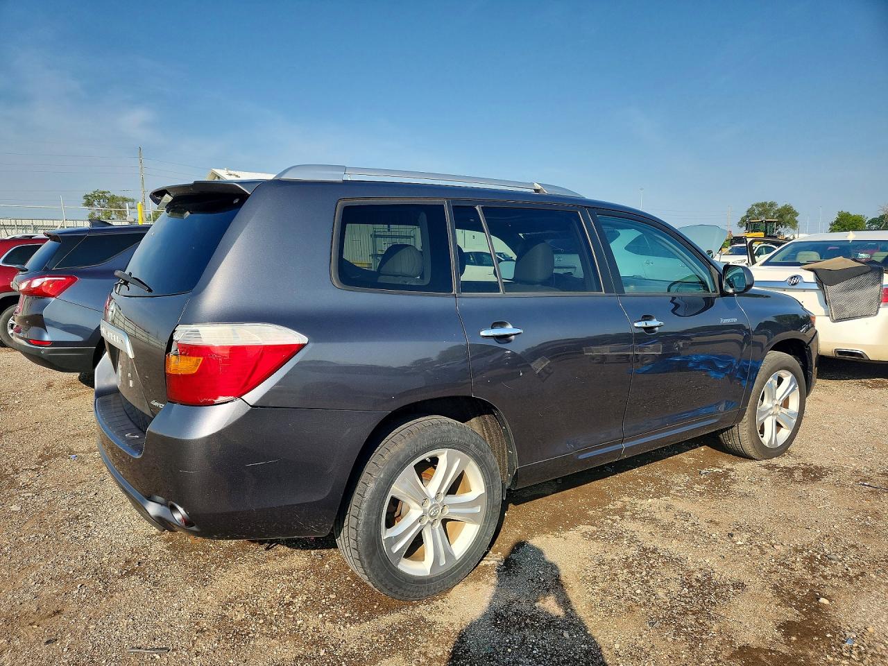 2010 Toyota Highlander Limited Серый vin: 5TDDK3EH2AS001208