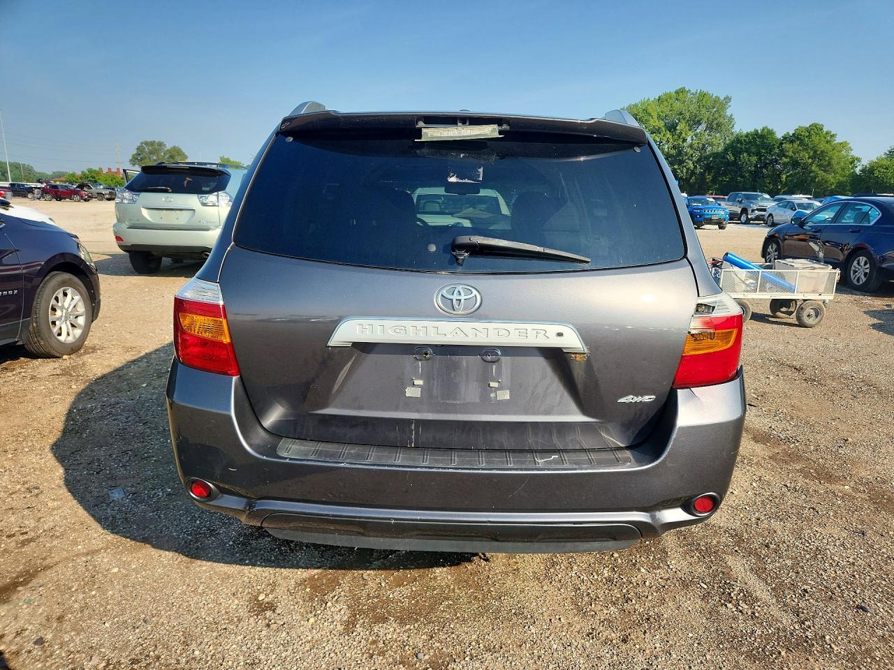 2010 Toyota Highlander Limited Серый vin: 5TDDK3EH2AS001208