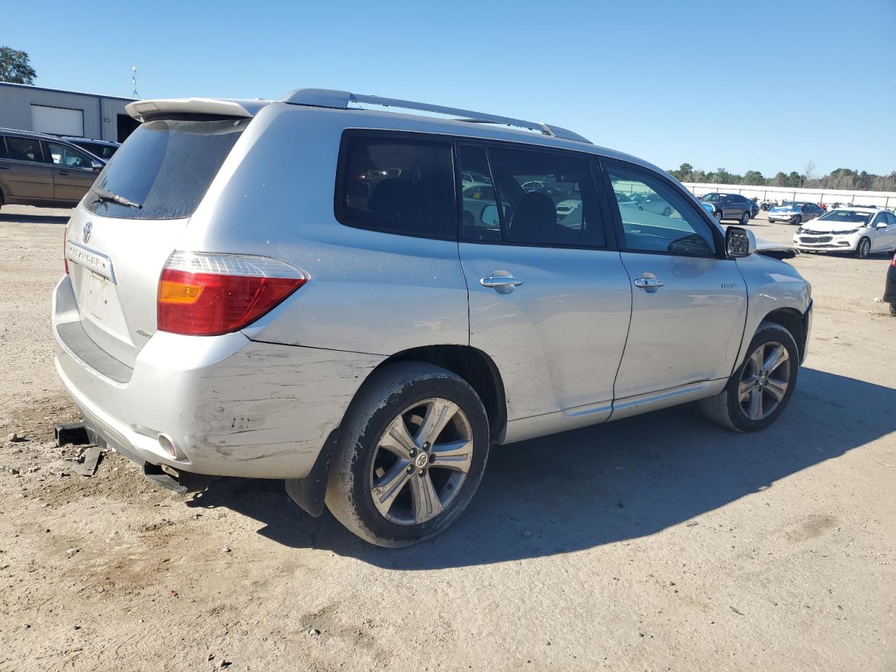 2010 Toyota Highlander Limited Серебряный vin: 5TDDK3EH2AS021197