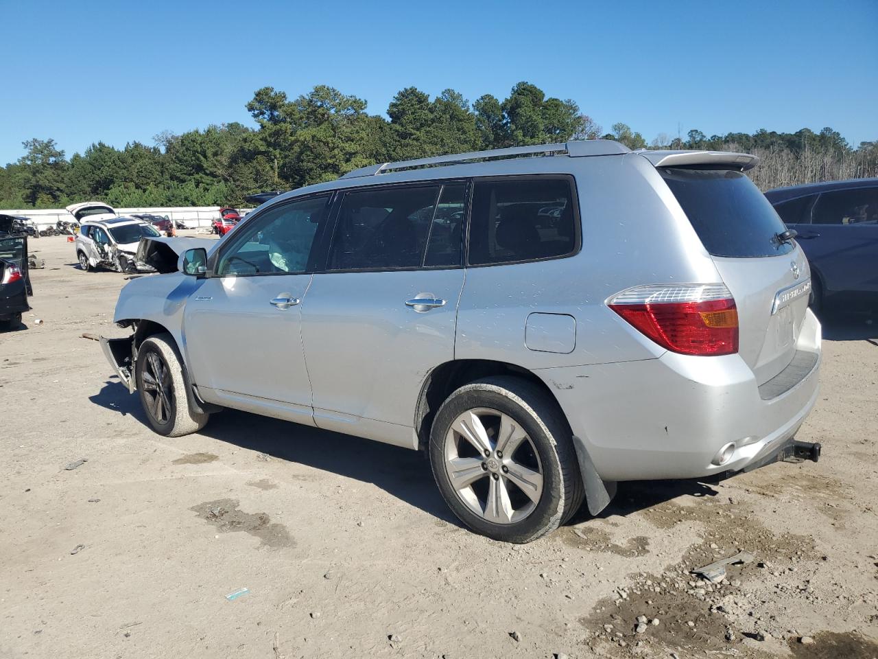 2010 Toyota Highlander Limited Серебряный vin: 5TDDK3EH2AS021197