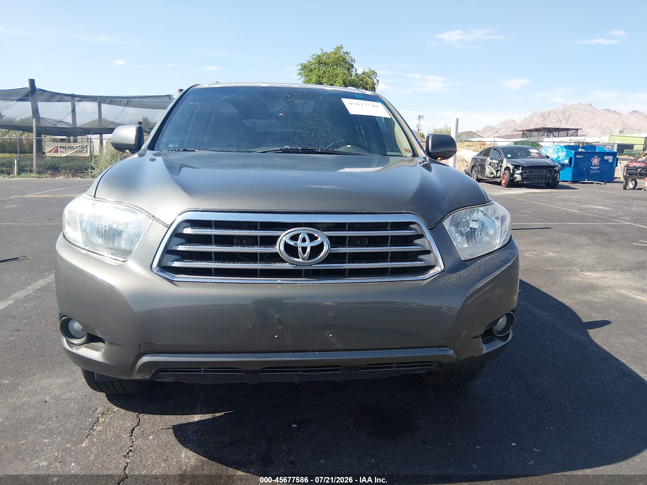 2010 Toyota Highlander Limited V6 Green vin: 5TDDK3EH2AS021801