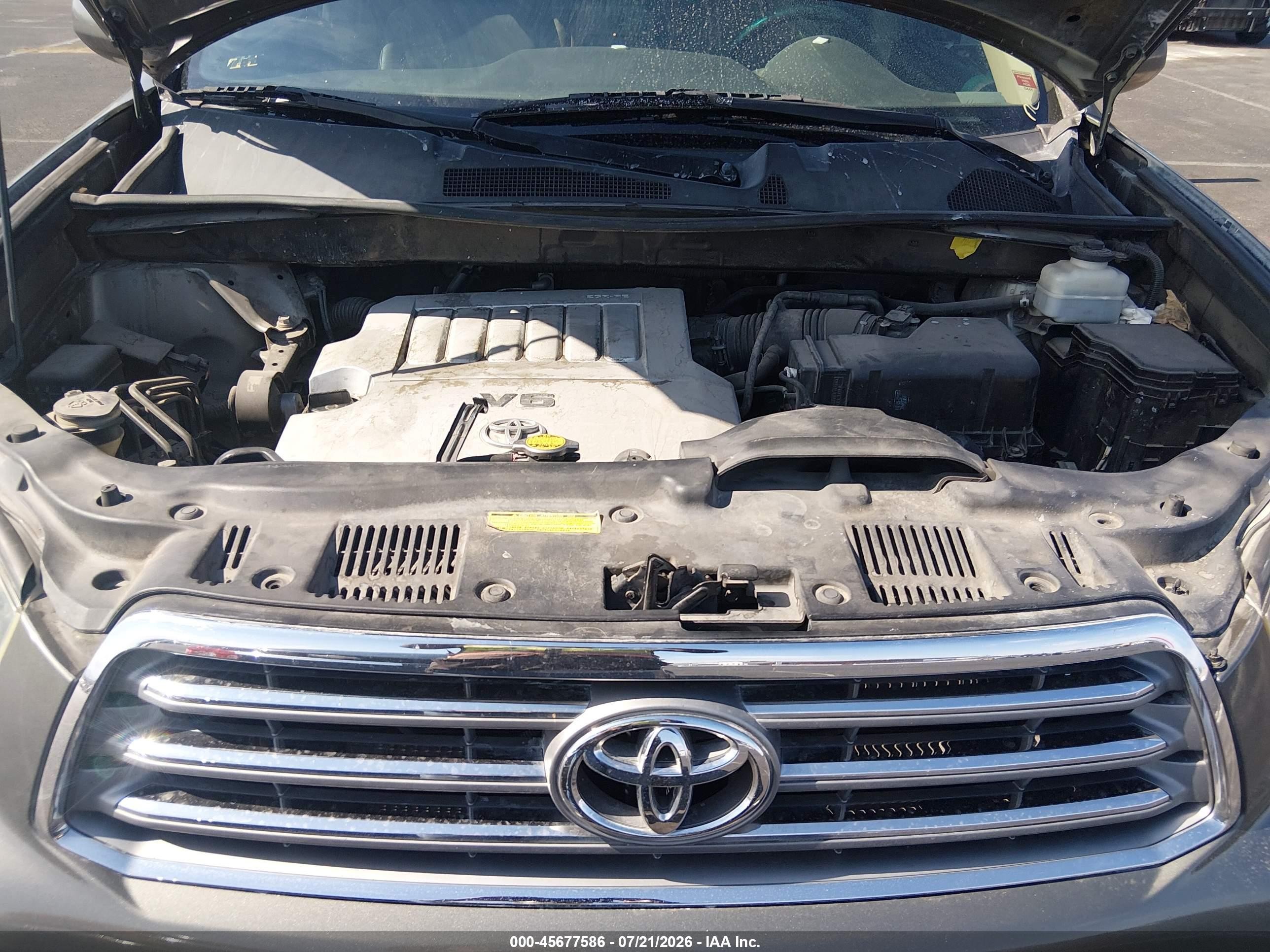2010 Toyota Highlander Limited V6 Green vin: 5TDDK3EH2AS021801