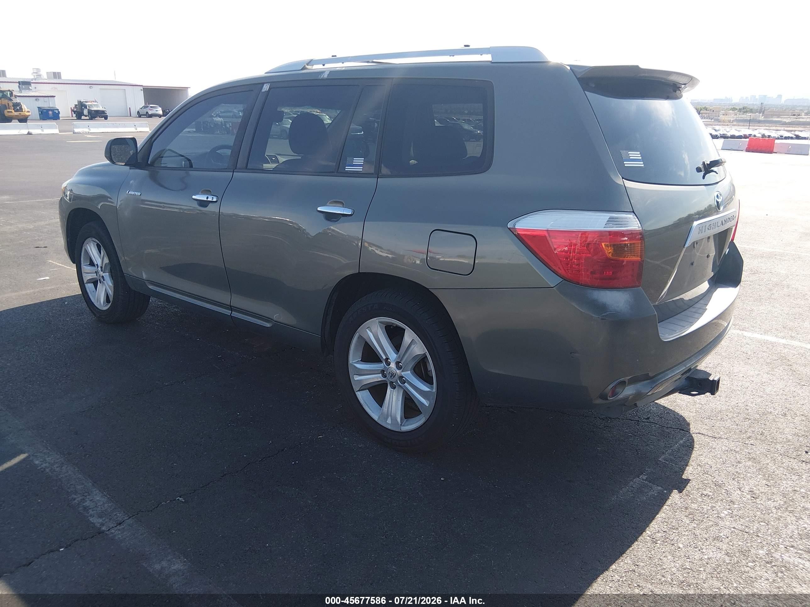 2010 Toyota Highlander Limited V6 Green vin: 5TDDK3EH2AS021801