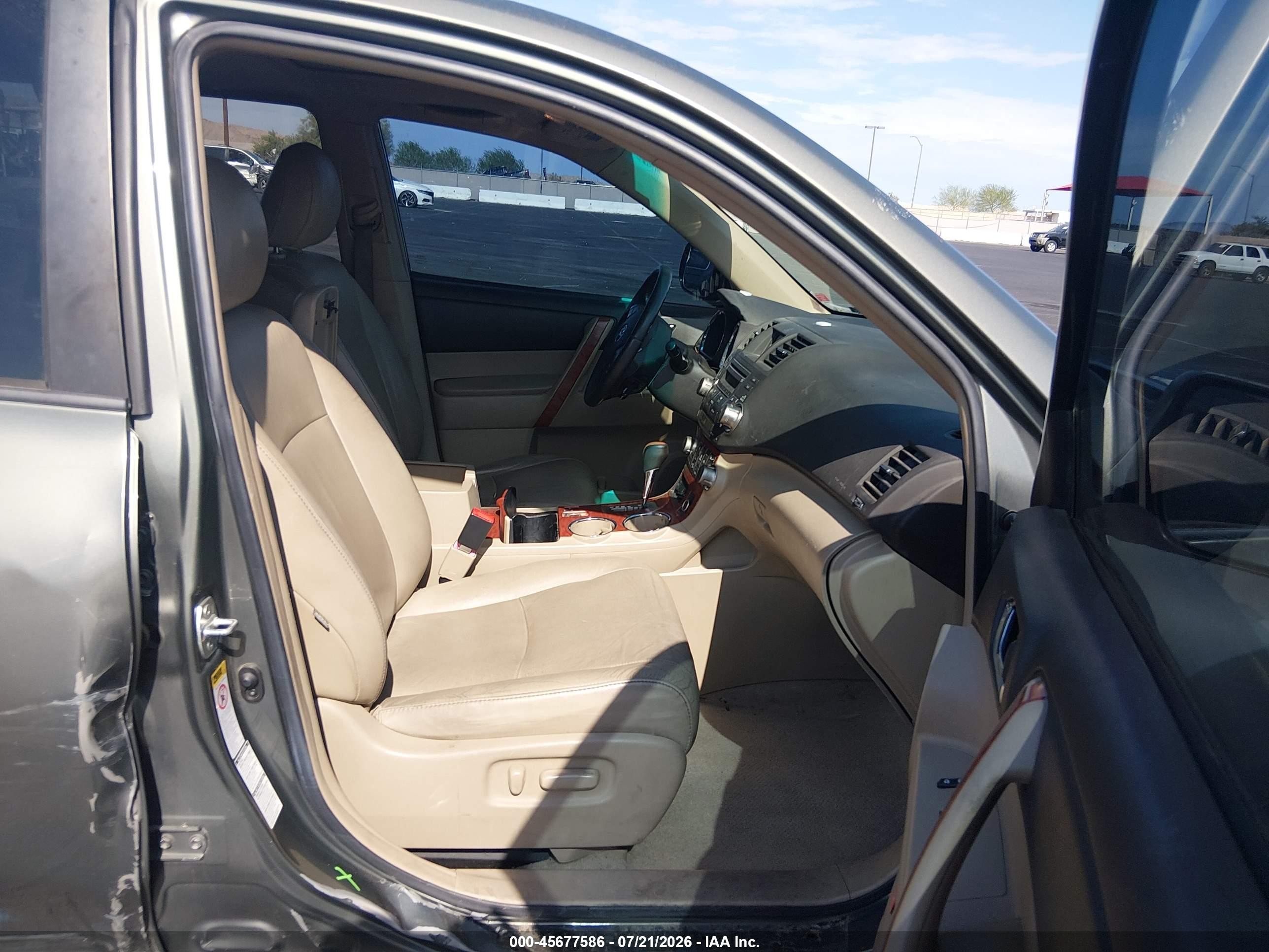 2010 Toyota Highlander Limited V6 Green vin: 5TDDK3EH2AS021801