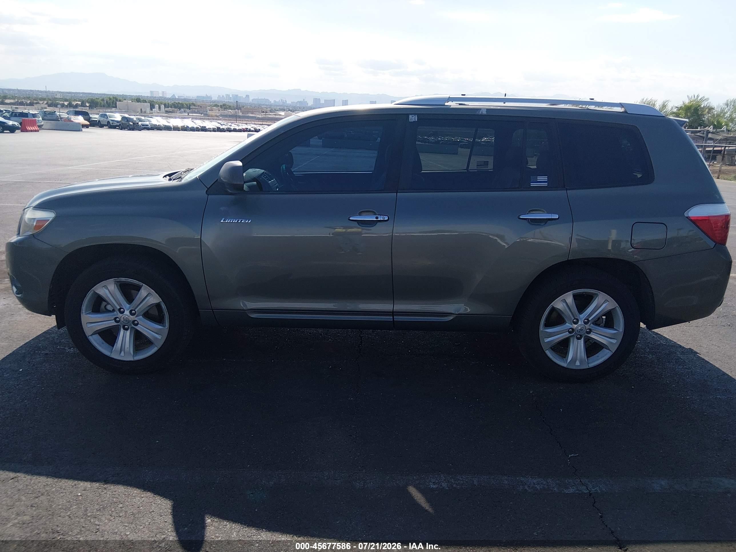 2010 Toyota Highlander Limited V6 Green vin: 5TDDK3EH2AS021801