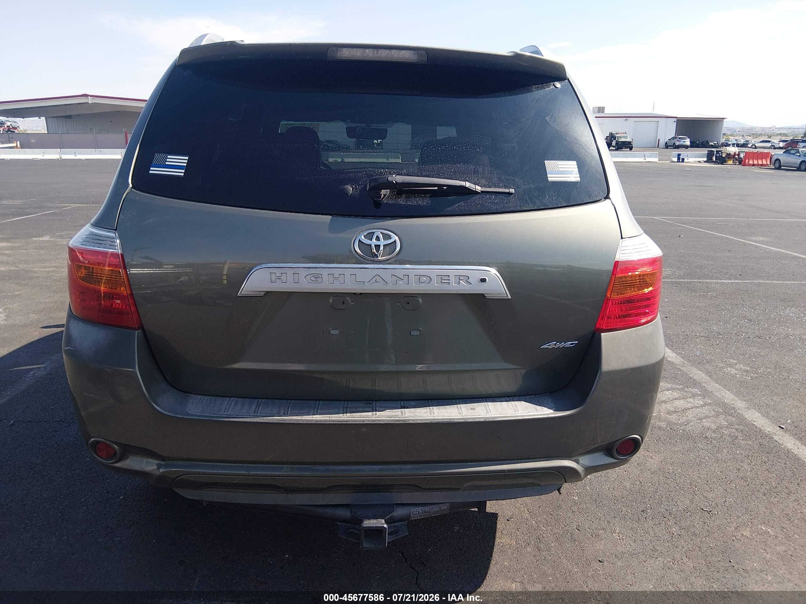 2010 Toyota Highlander Limited V6 Green vin: 5TDDK3EH2AS021801